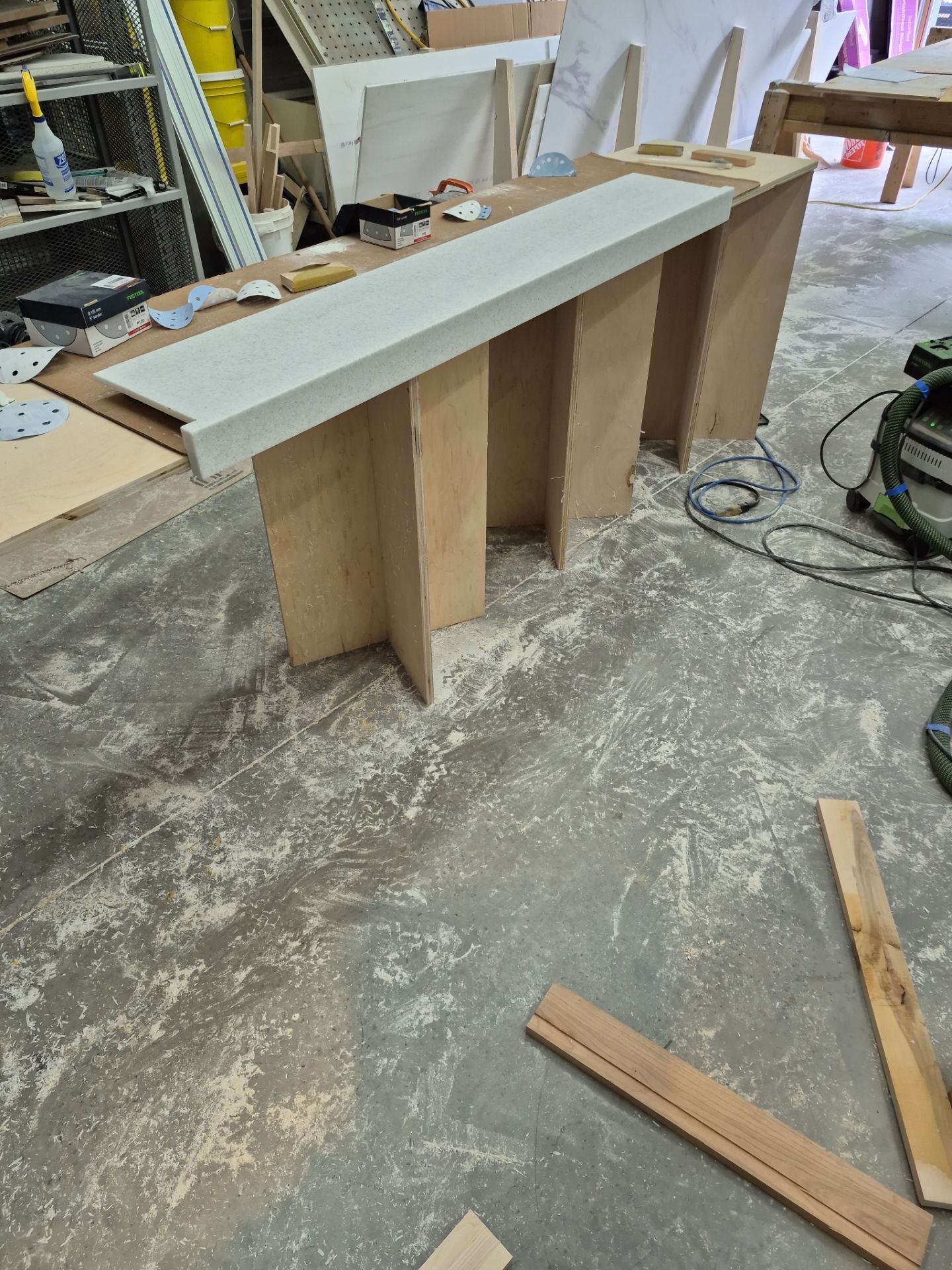 School Office Window Sill by Case Construction