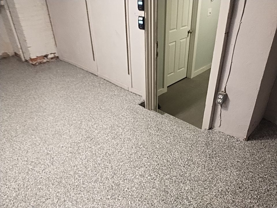 Fasciano Basement & Garage TransFLOORmation by Symphony Concrete Coatings