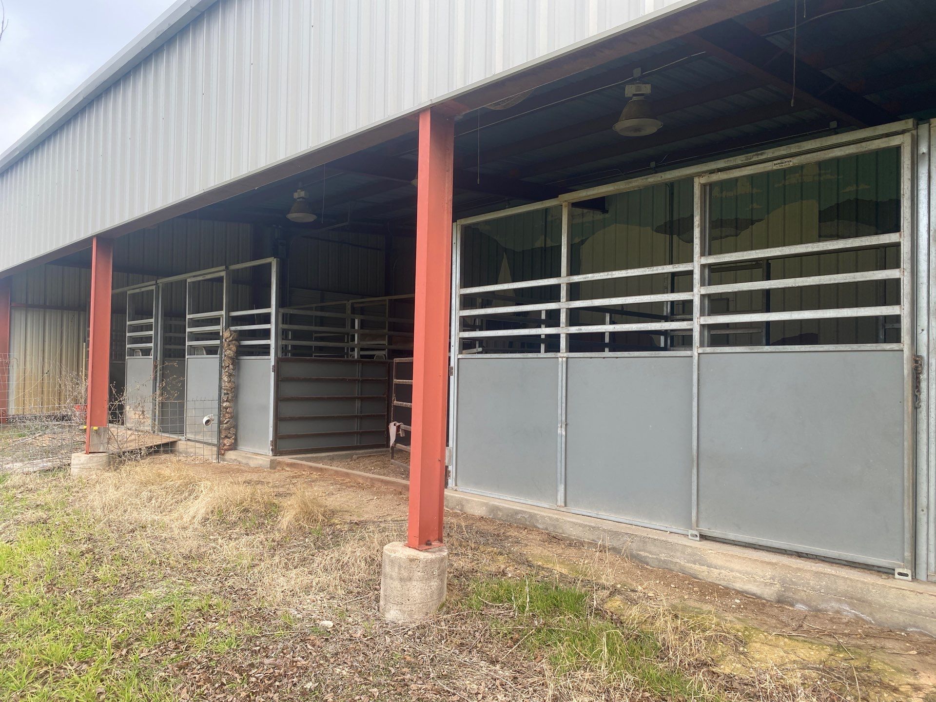 Pickleball Court in Barn on Lake Austin by Sport Court Austin