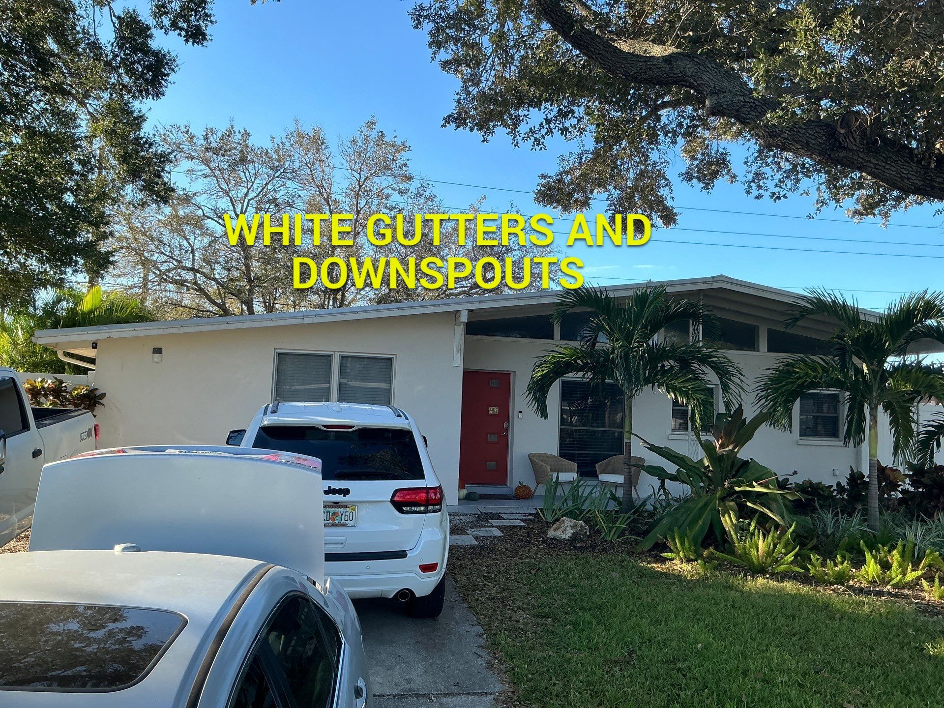 6 Inch Seamless Gutters using White Seamless Gutters in Sarasota FL by Gutter Professors
