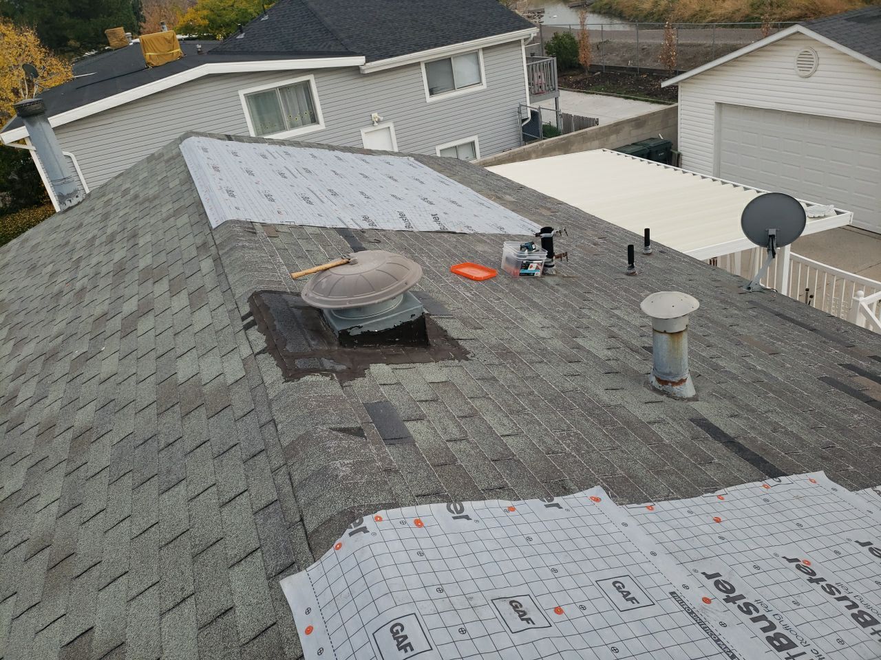 Residential Roofing Installation using GAF Timberline HDZ - Lifetime Shingle by The Roof Doctor