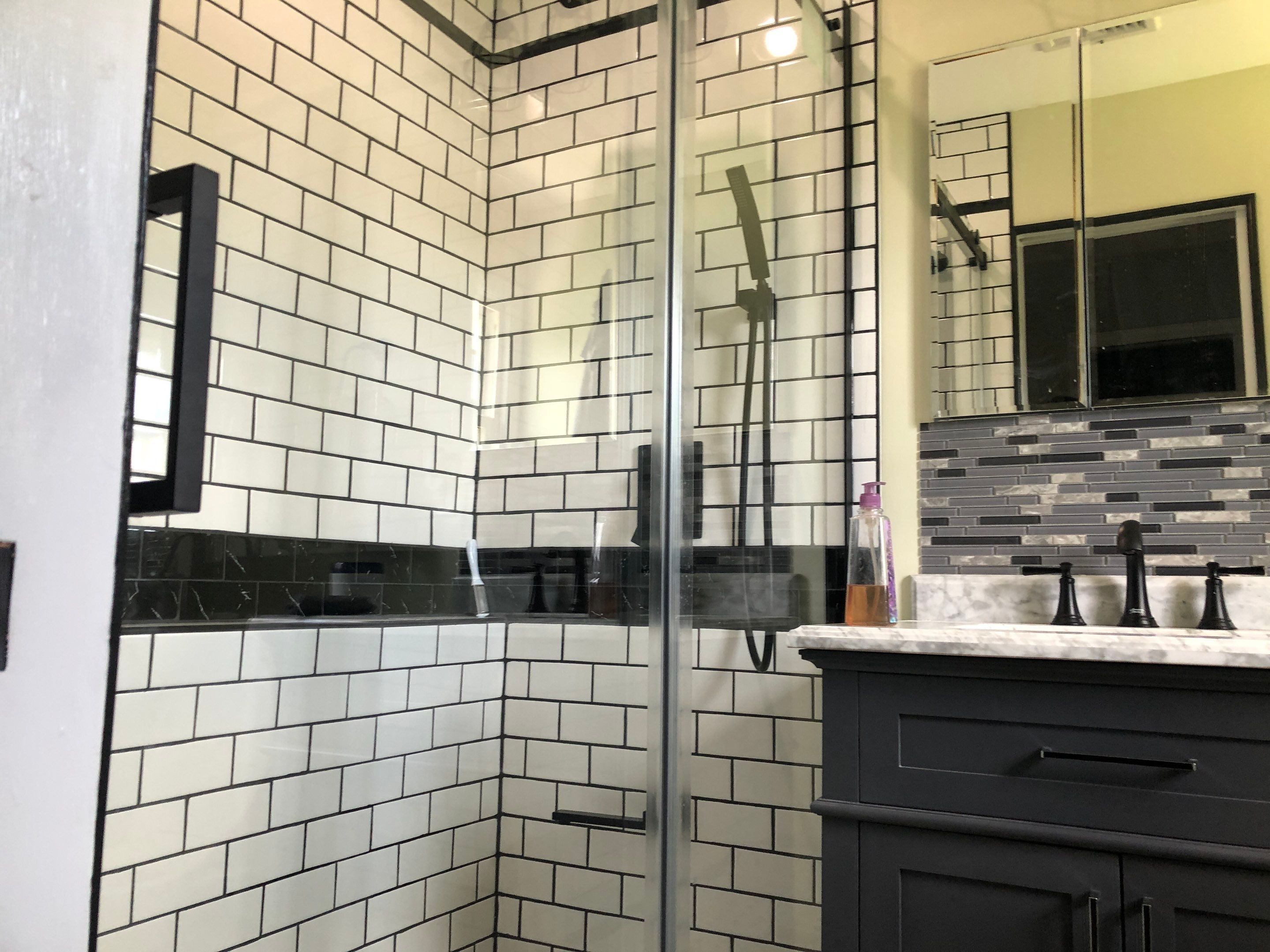 Bathroom Remodel using Tile by Home Concepts Construction