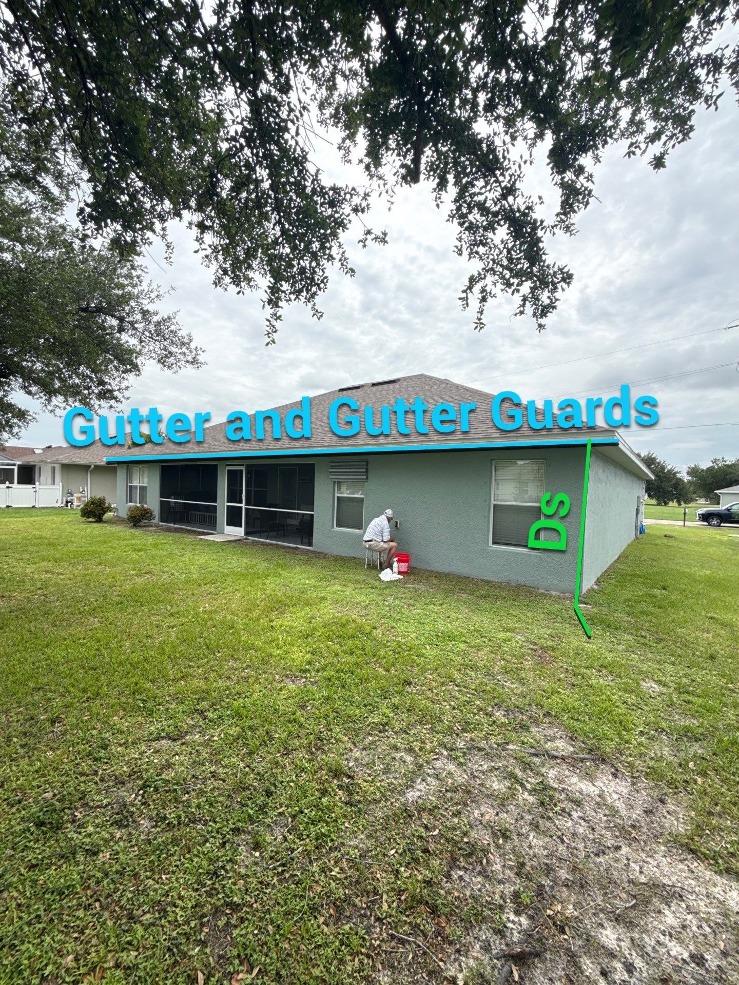 Gutter Guard and New Downspouts Installation in Punta Gorda FL by Gutter Professors