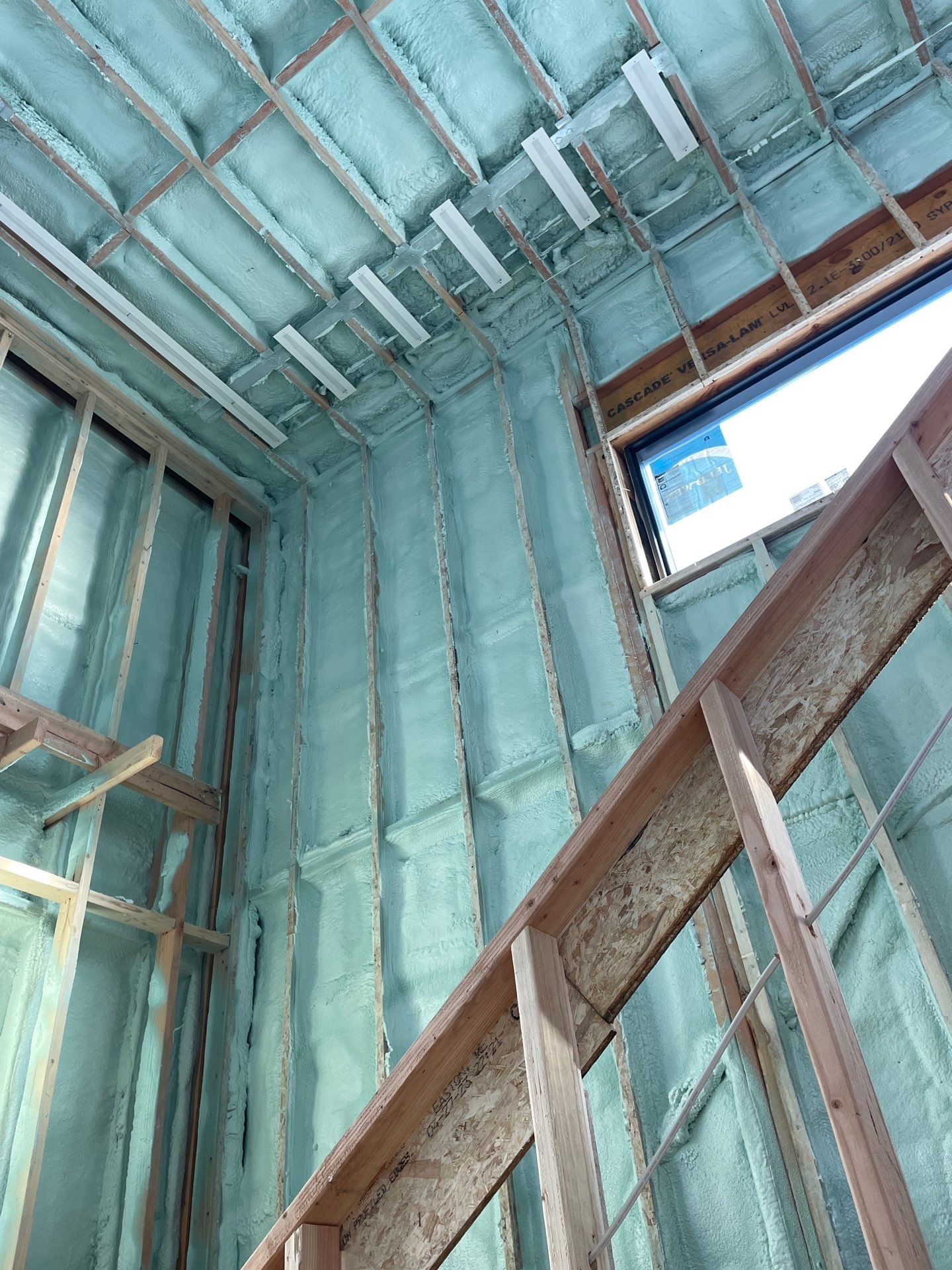New Construction using Closed Cell Spray Foam by NYS Foam & Energy