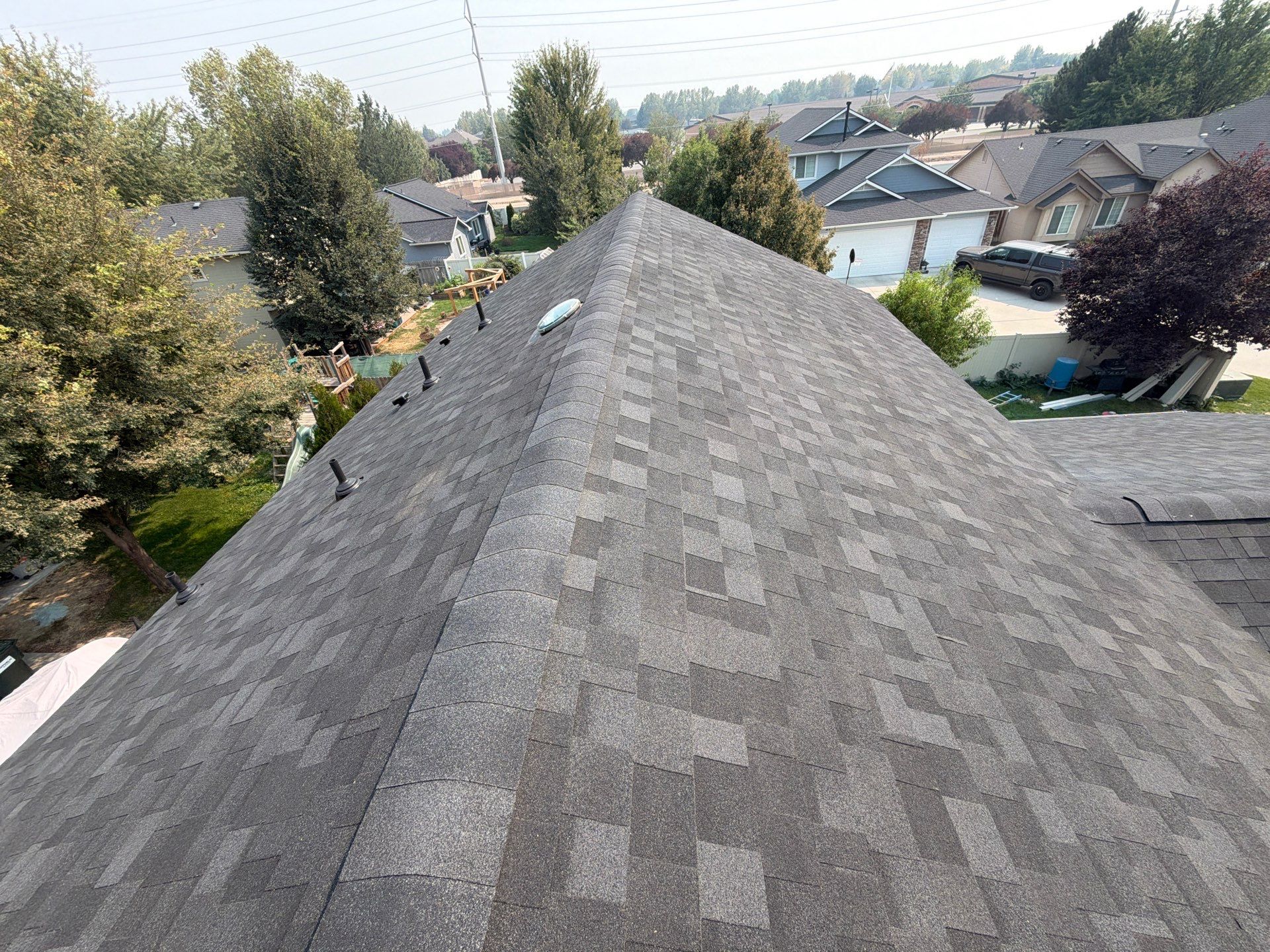 Asphalt Architectural Shingle Roof Replacement in Meridian, Idaho by Olive Roofing