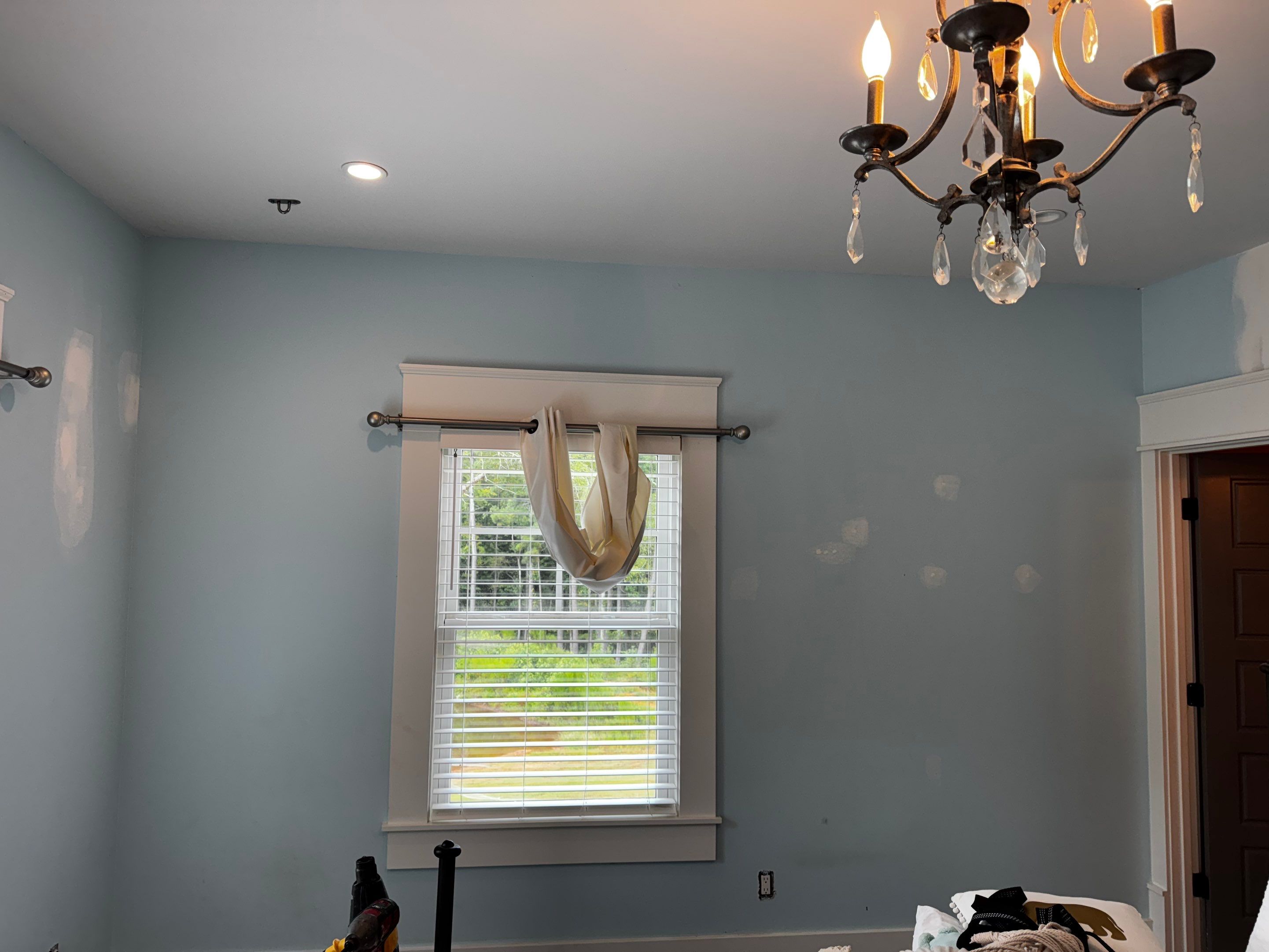 Exterior Column Refinishing and Interior Bedroom Painting in Monroe by PGP Surface Solutions, LLC