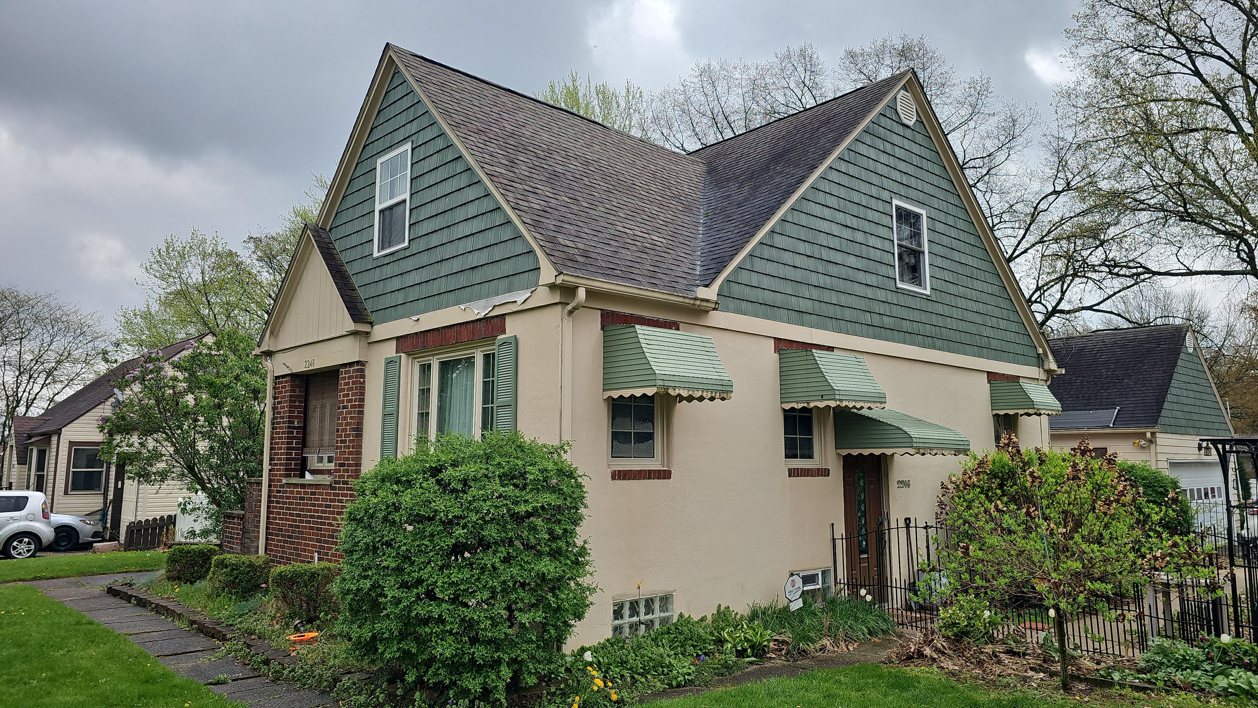 Atlas Pinnacle, Color, Tan Mist, Drip Edge, Color, Royal Brown by Eagle Eye Roofing