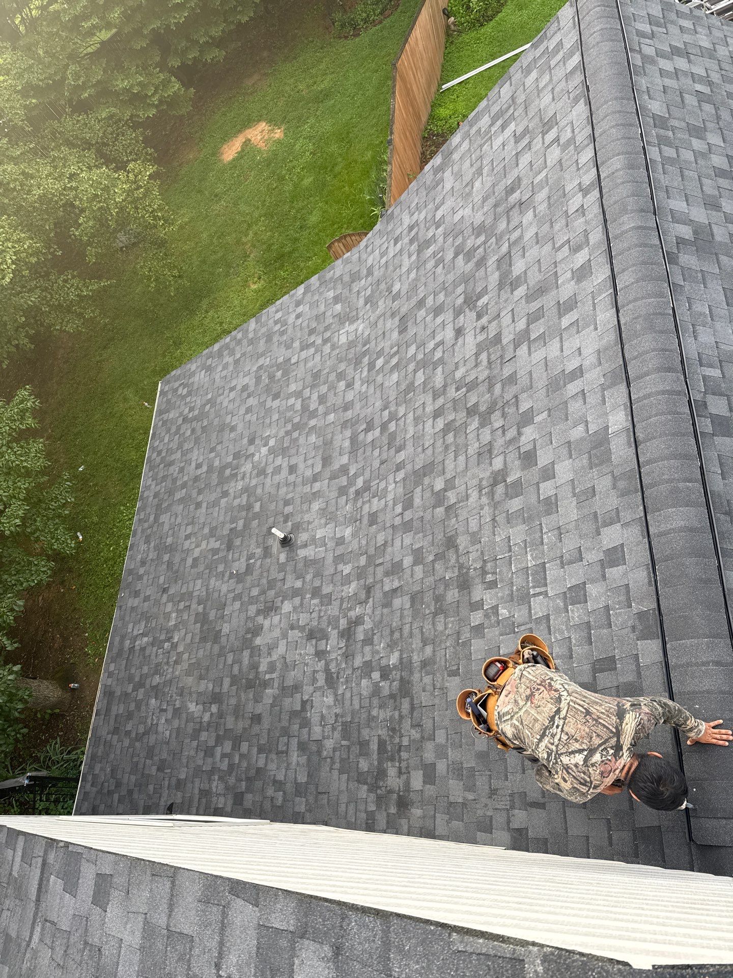 Lorton: Residential Roof with CertainTeed Landmark Pro in Max Def Moire Black by RM Banning, Inc.