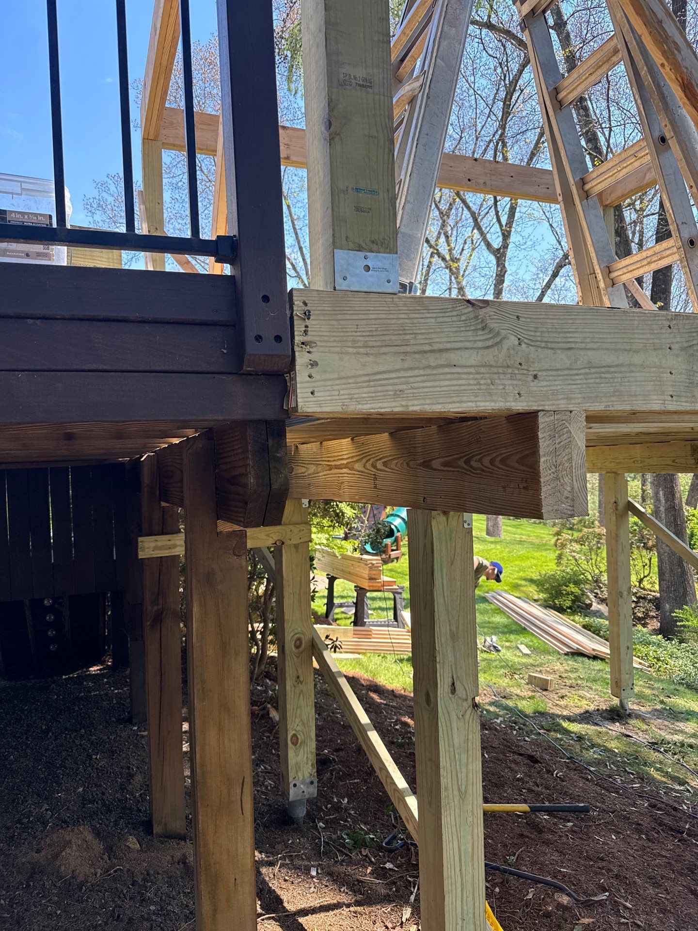 New Deck With a Screened In Porch In Mendham, New Jersey by deck guardian