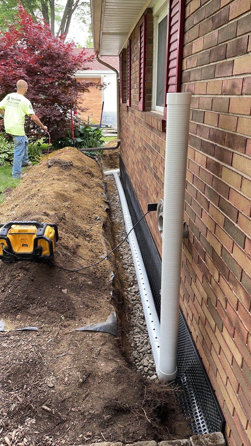 Shallow Waterproofing System and Crawl Space Repairs by Toledo Basement Repair