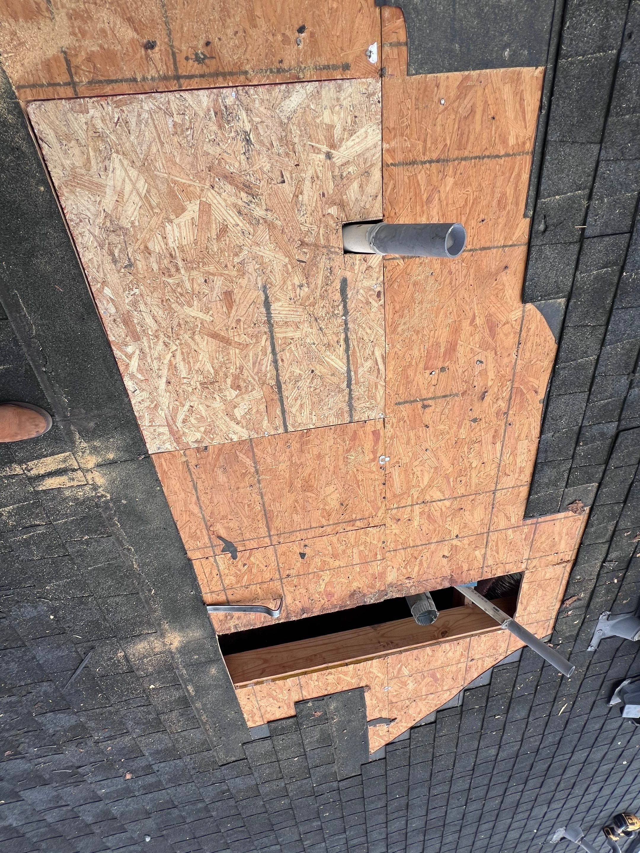 Hail Damage using Owen's Corning Duration (Lifetime) Shingles by Roof Repair Company