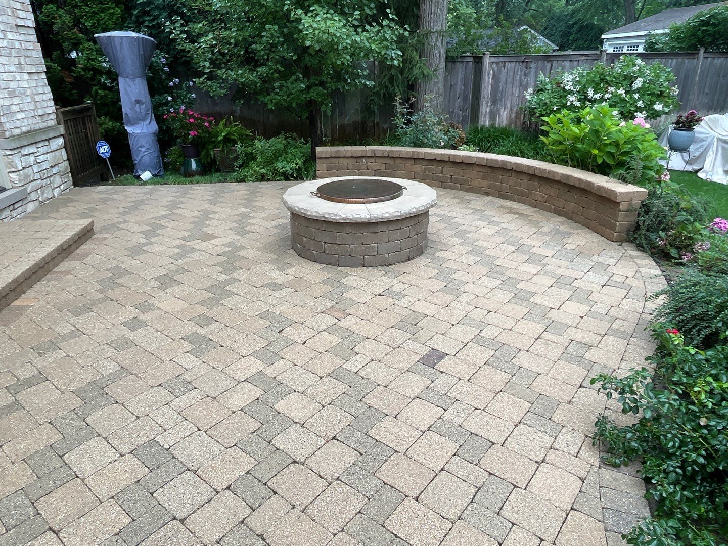 Brick paver clean, sand and seal.  using surebond SB-8700 by Northern Power Washing LLC.