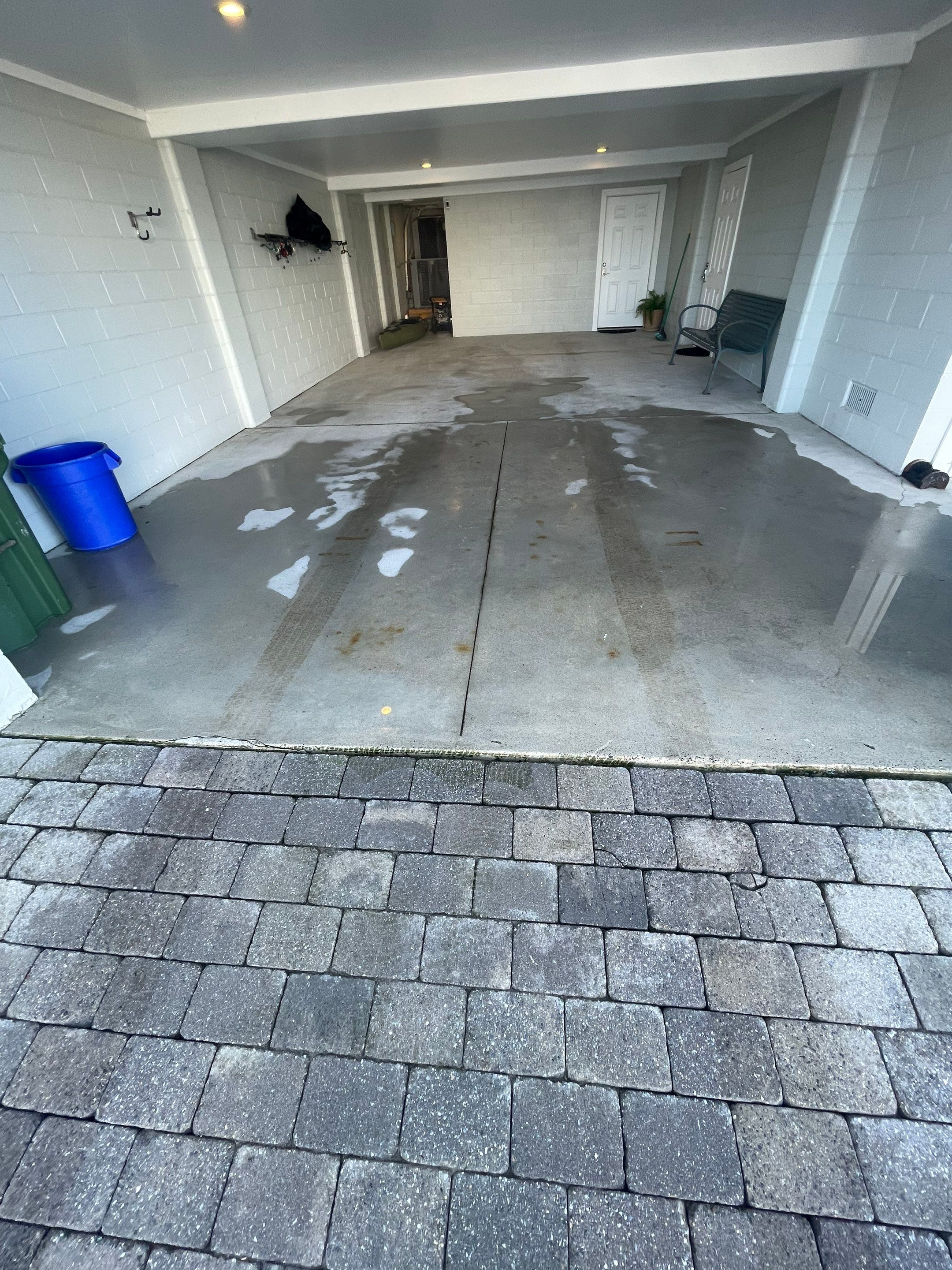 Pavers Cleaned & Concrete Cleaning by SJ Exterior