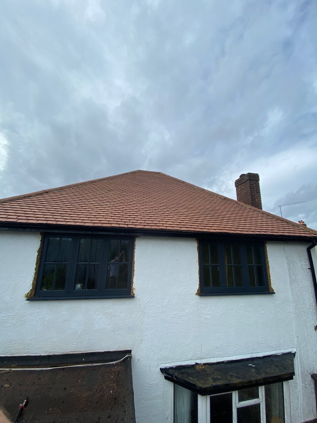 Roof Clean  - Moss Removal - Gutter Clean using Honda 15lpm Low Pressure Washing Machine by Ges Exterior Cleaning ltd