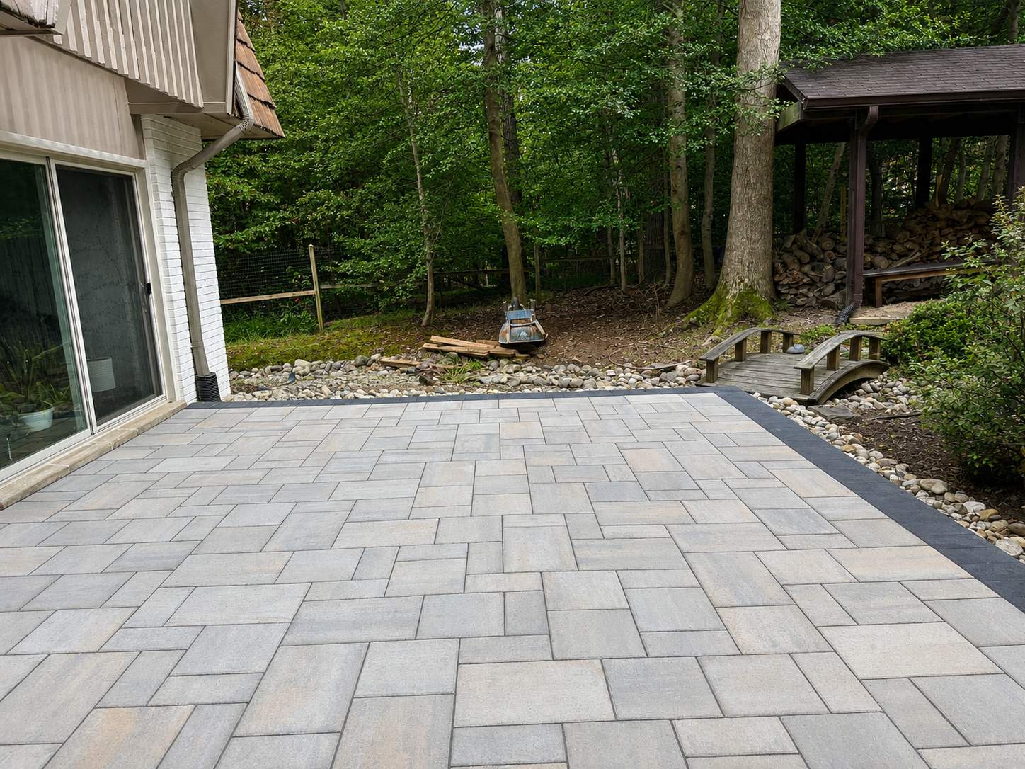 Custom Paver Patio in Reston, VA by Sunburst Construction Inc