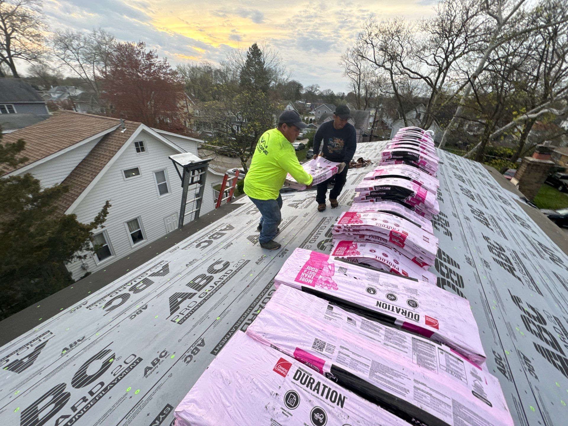 Moire Black Shingles by Reimagine Roofing
