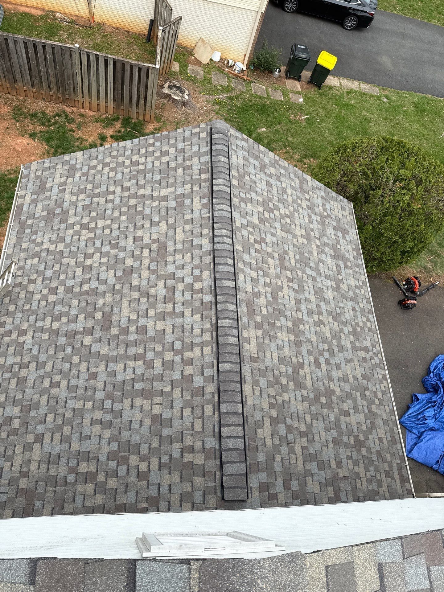 Burke: Residential Roof Replacement with CertainTeed Landmark Pro in Max Def Weathered Wood by RM Banning, Inc.