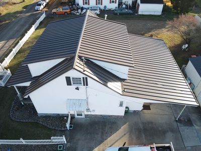 Residential Roofing Installation using Standing Seam Metal - 4766