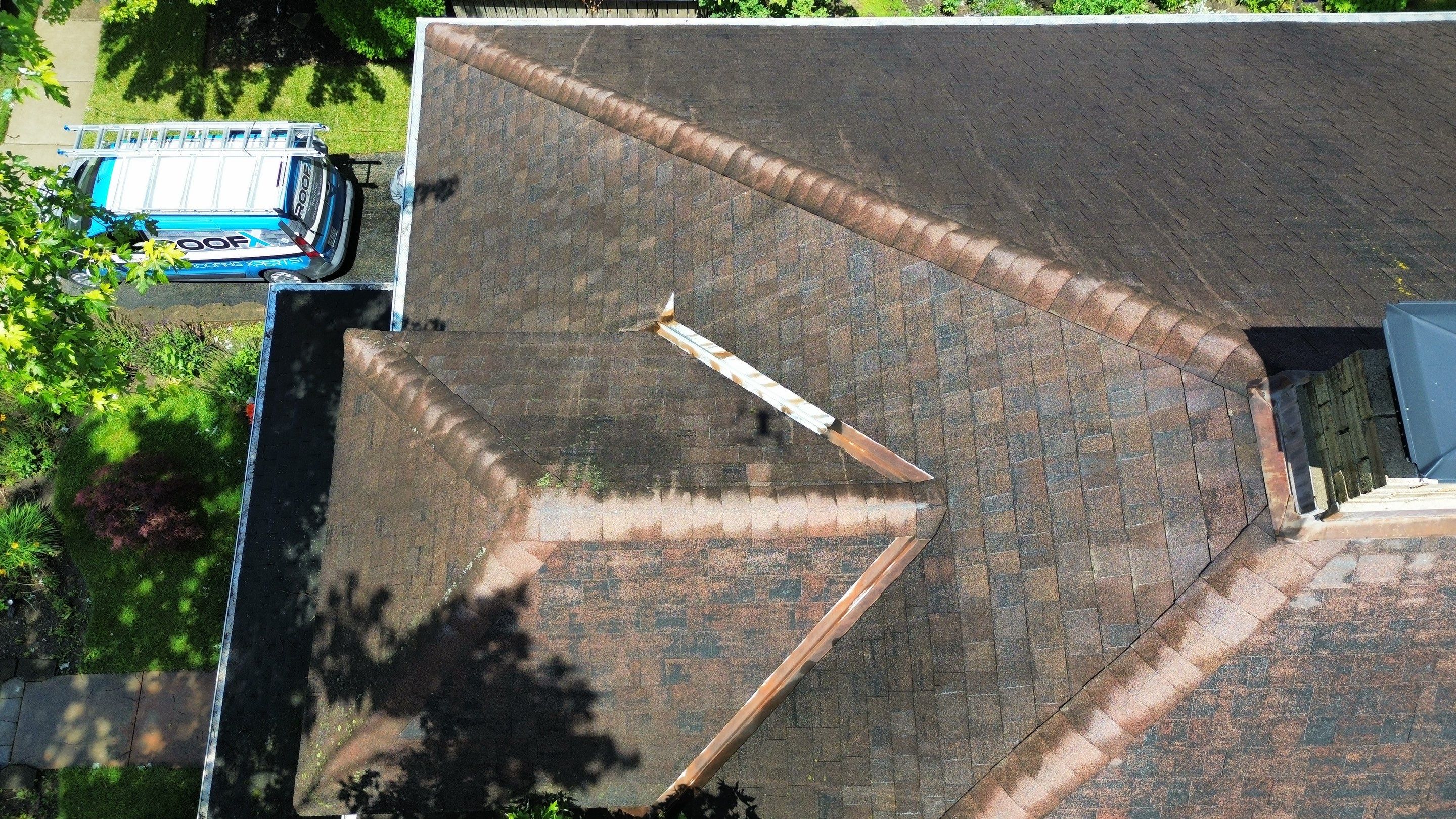 Residential Roofing Installation using Timberline UHDZ Shingles - Appalachian Sky by RoofX 