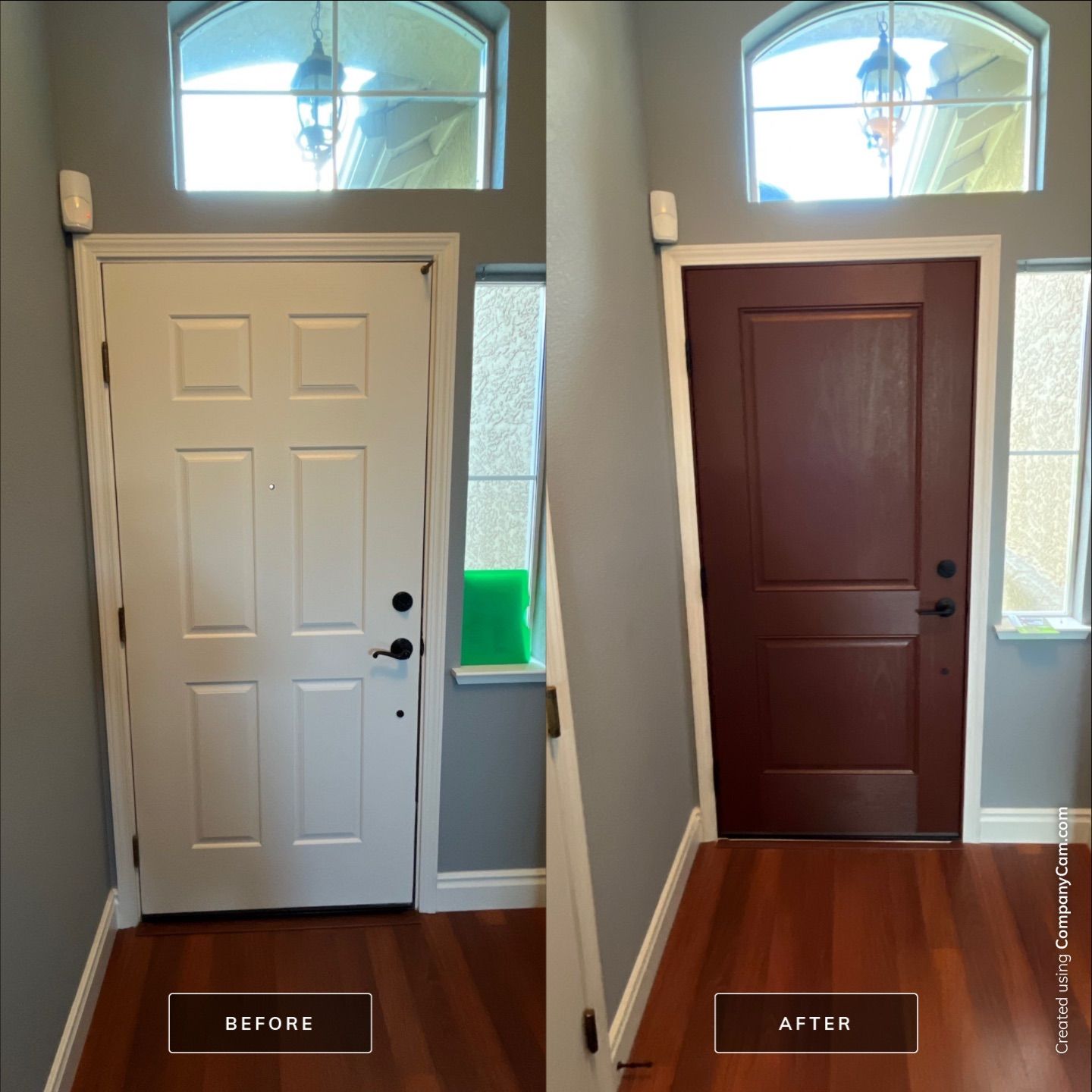 Fiber Classic Mahogany Therma Tru Entry Door  by HomeStory Doors