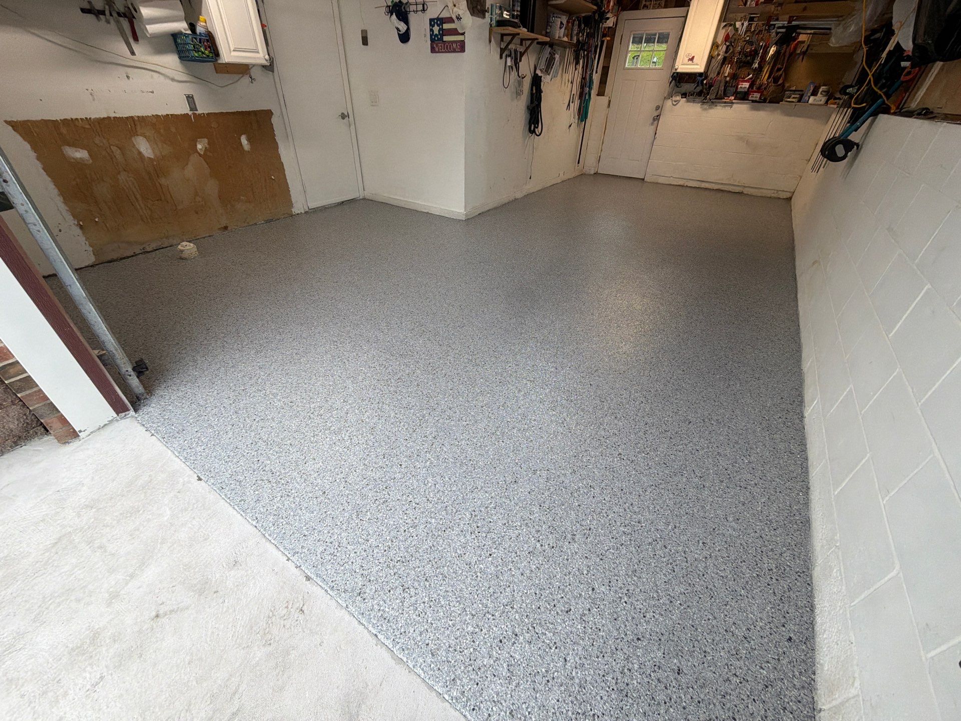 Vintage Silverado Garage Coating by NG Masonry & Construction LLC