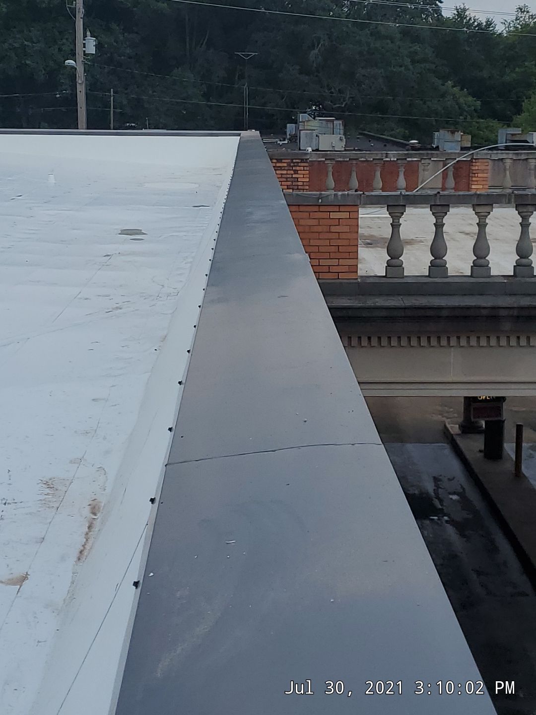 Commercial Roofing Installation using 50 mil PVC by Hostetler Roofing