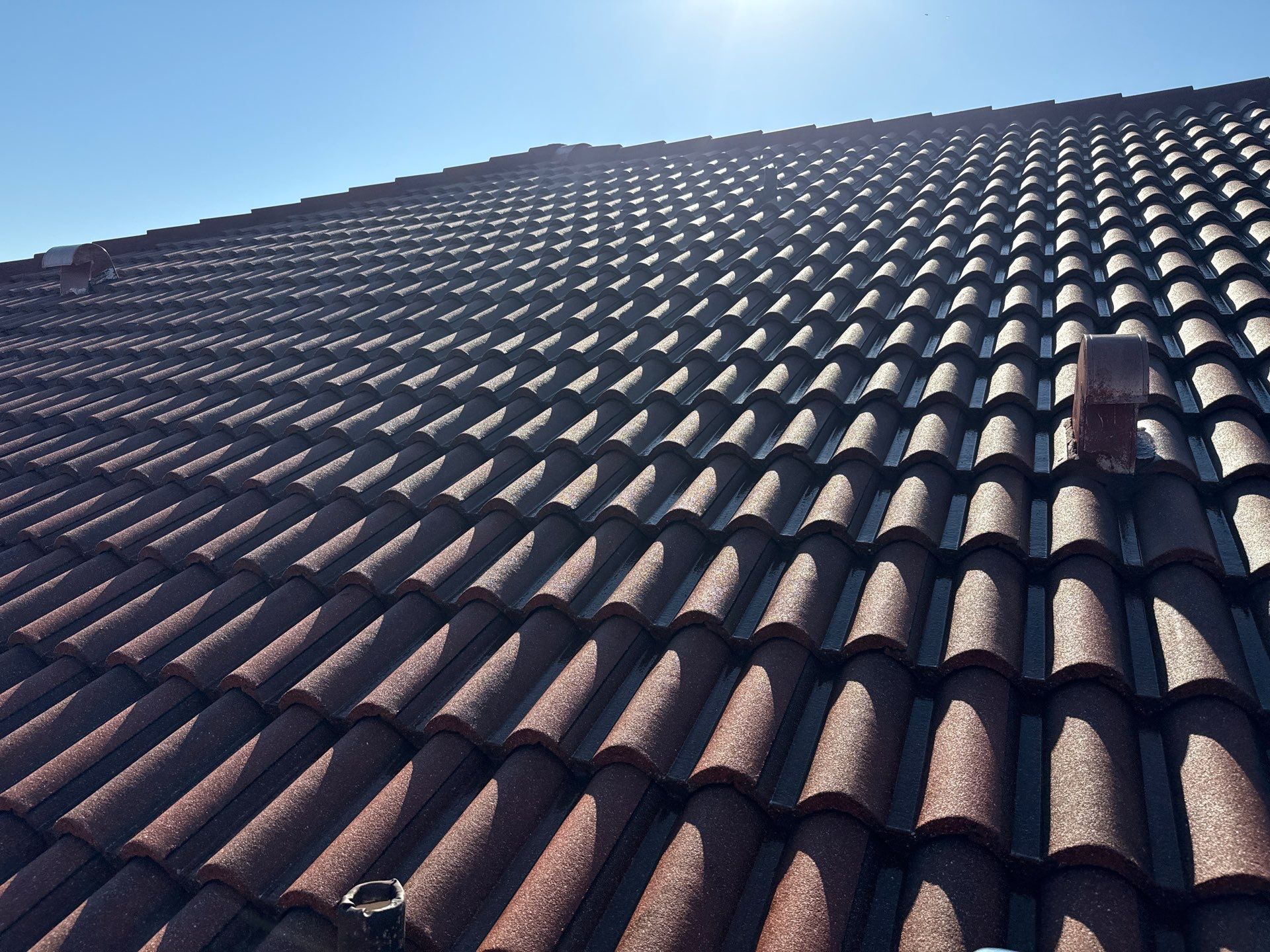 Tile Roof Cleaning & Oil Stain Removal | Tara River Place, Bradenton FL by Sunshine AquaWash