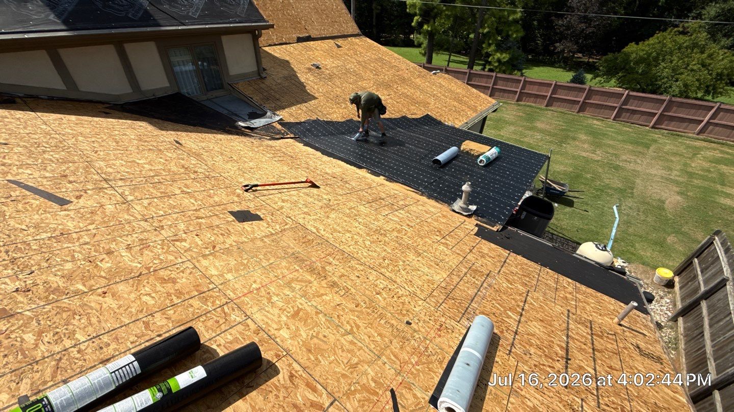 Project in Tulsa by Decor Roofing & Restoration