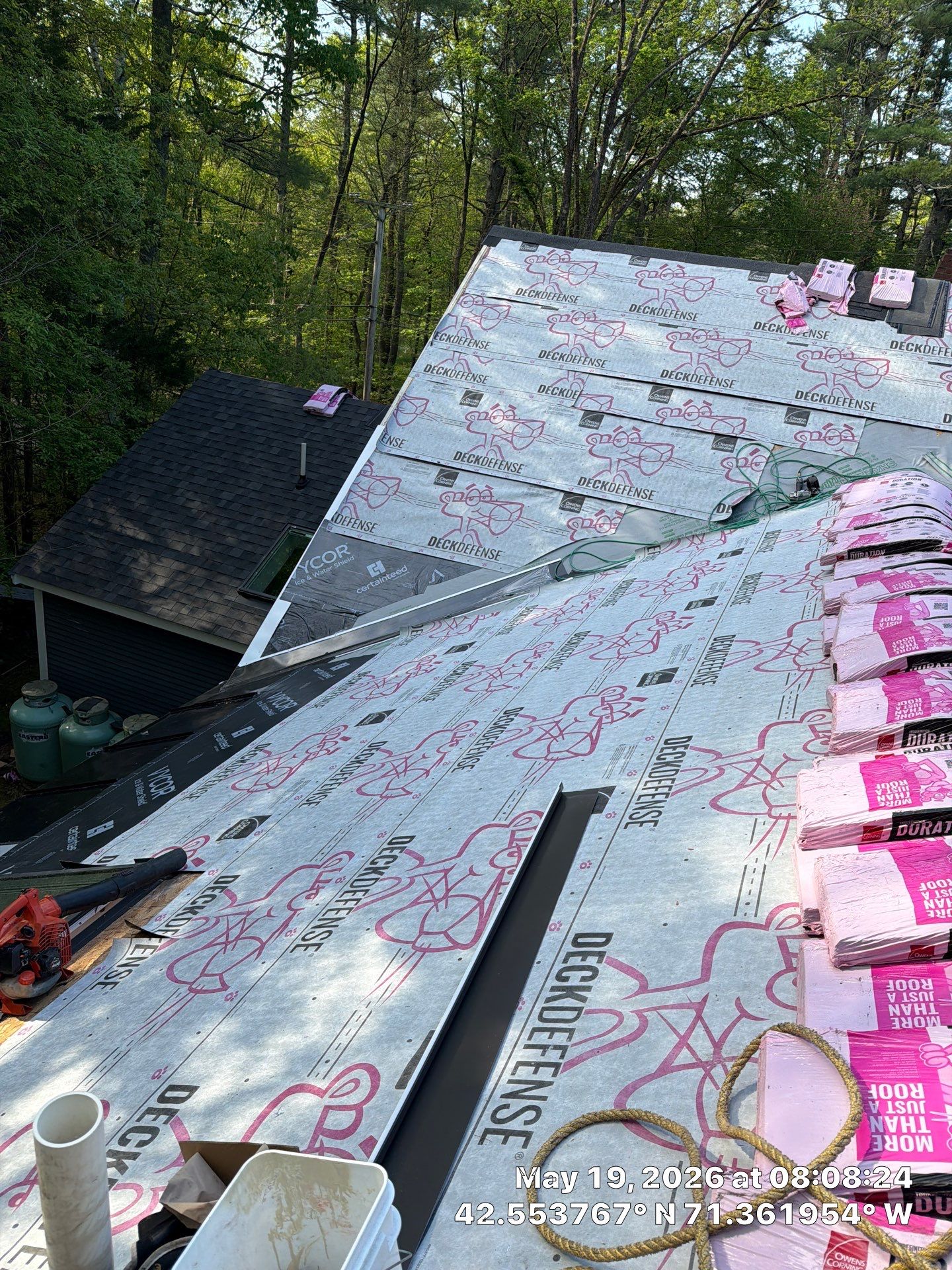 Roof Replacement + Metal Valleys + Snow Belt + Skylights — Carlisle, MA by Mighty Dog Roofing of Greater Middlesex County