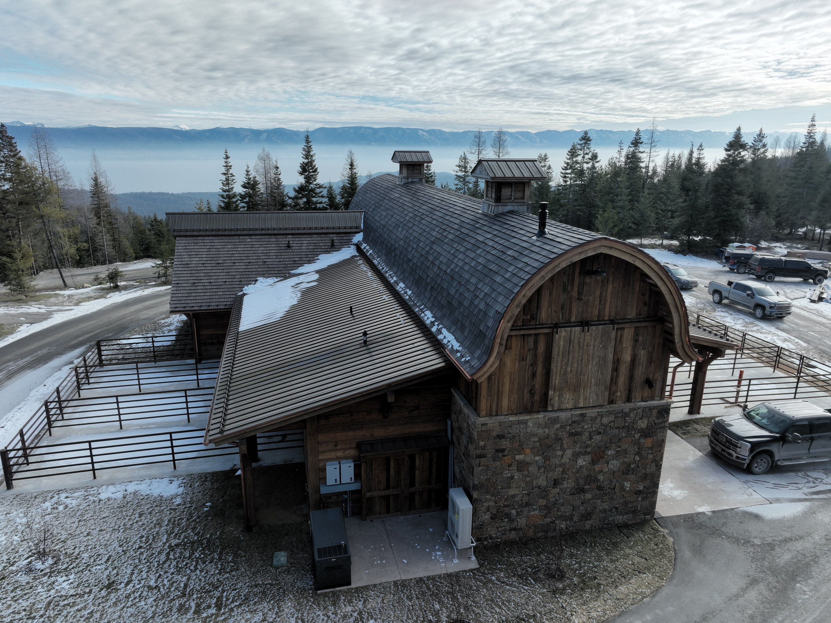 Horse Barn Install  by Montana Roofing Solutions
