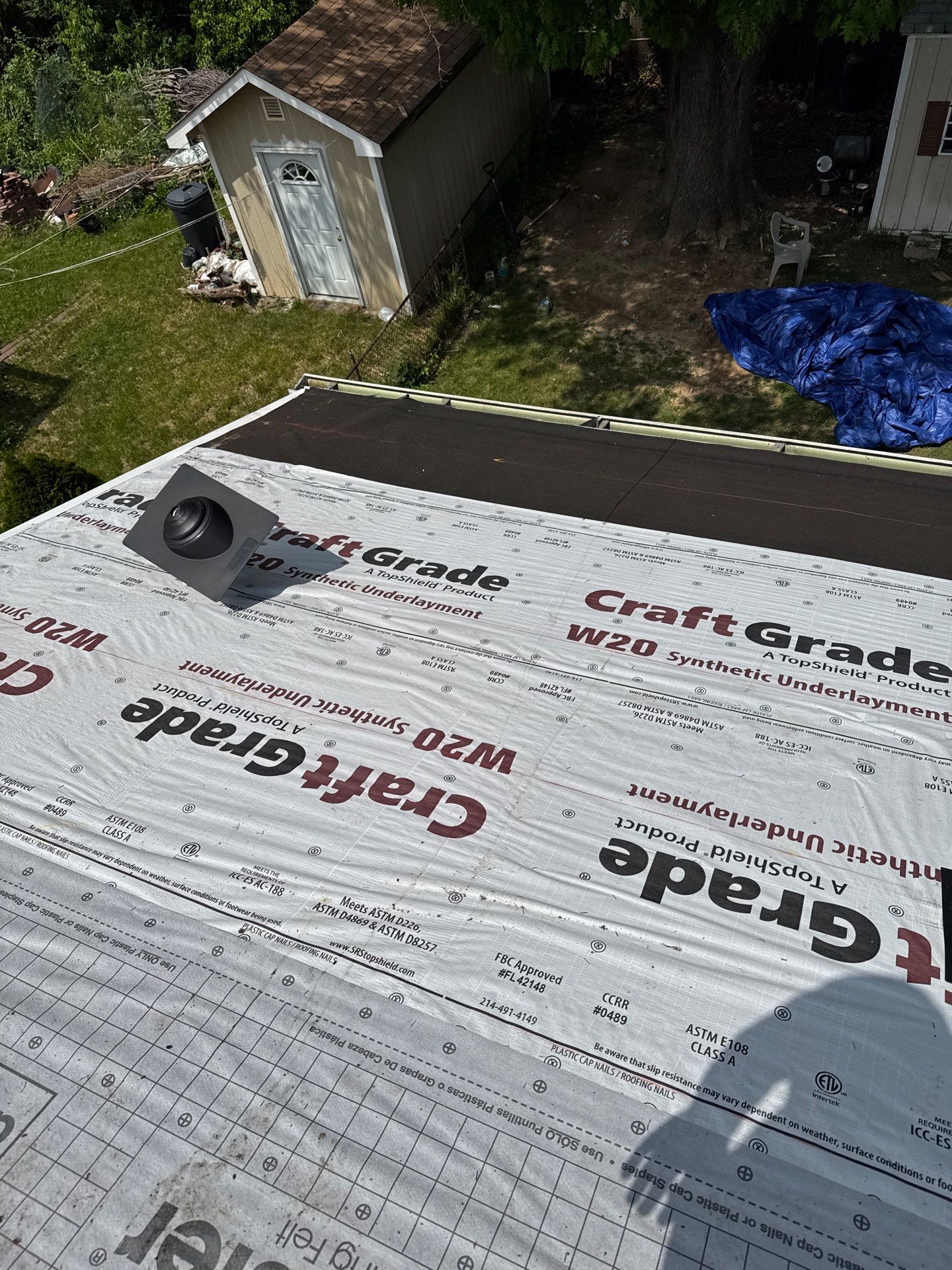Residential Roofing Installation using GAF HDZ SHINGLES by La Bendicion Contruction Llc