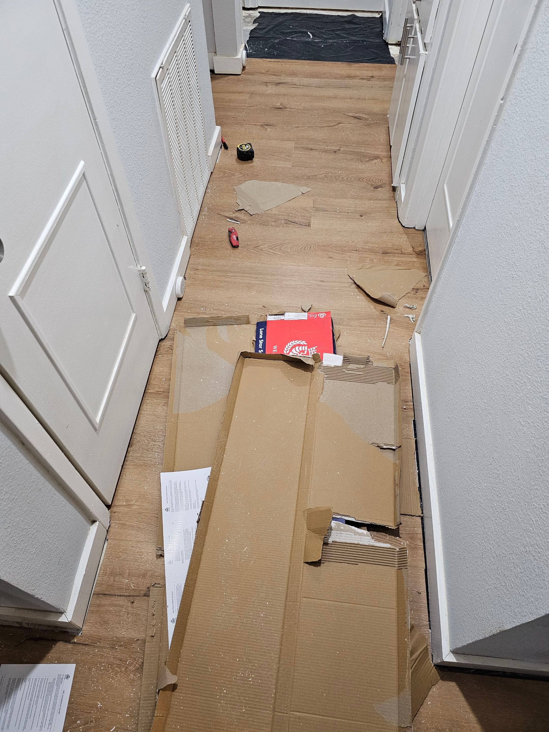 Laminate floor & fence by EL-GC LLC 