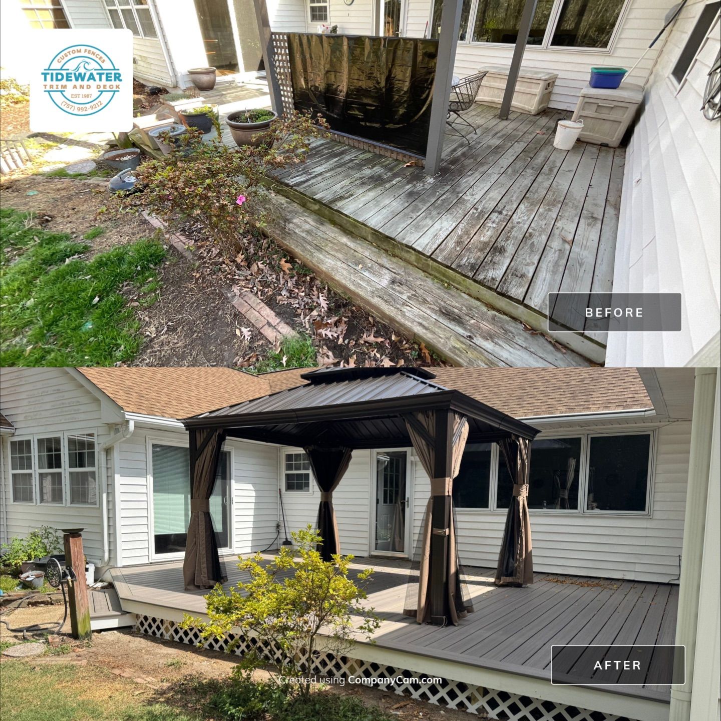Step Outside to Something Beautiful. by Tidewater Trim & Deck