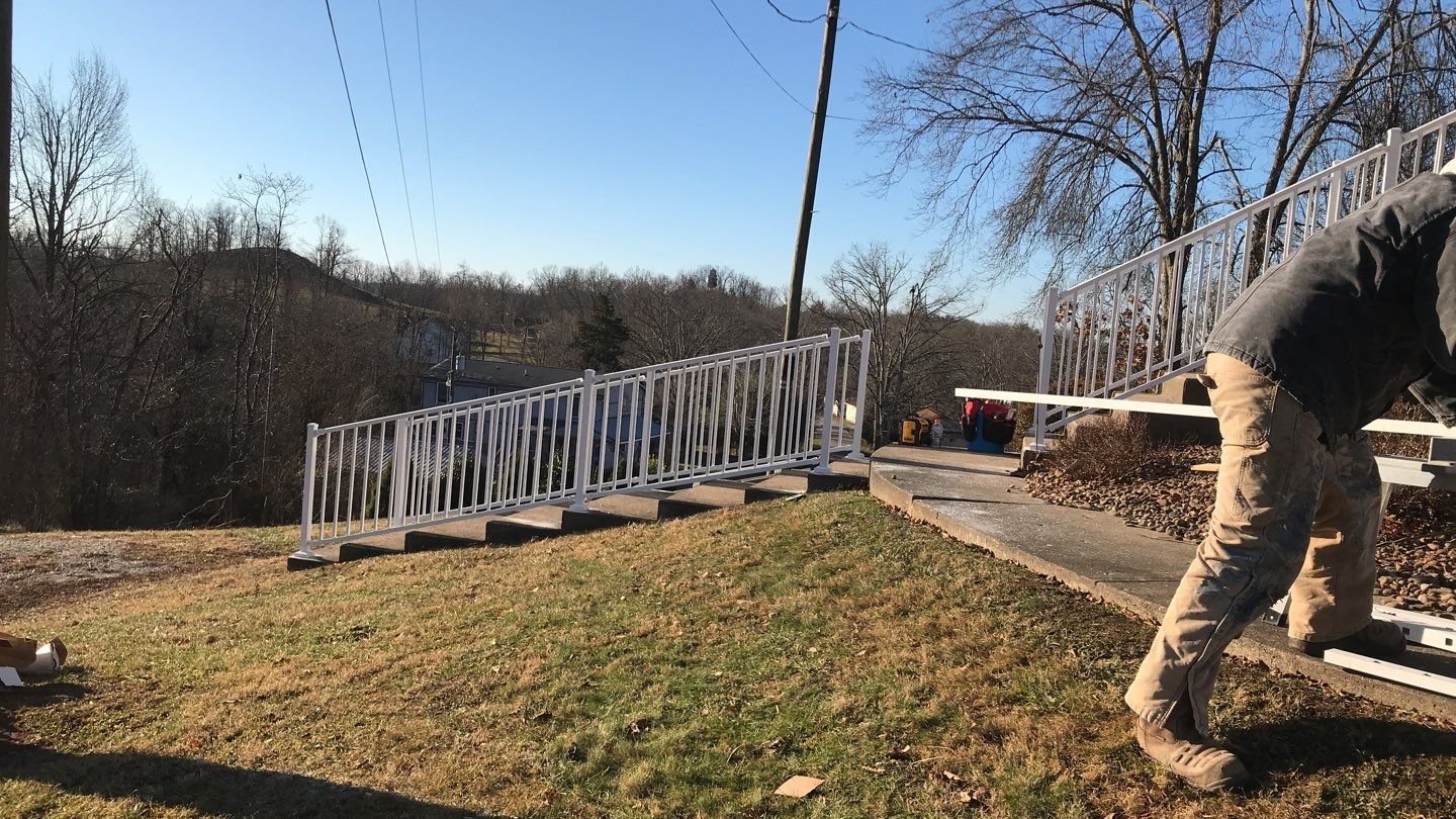 Porch Update using Westbury Aluminum Railing by Secure Construction Company Inc