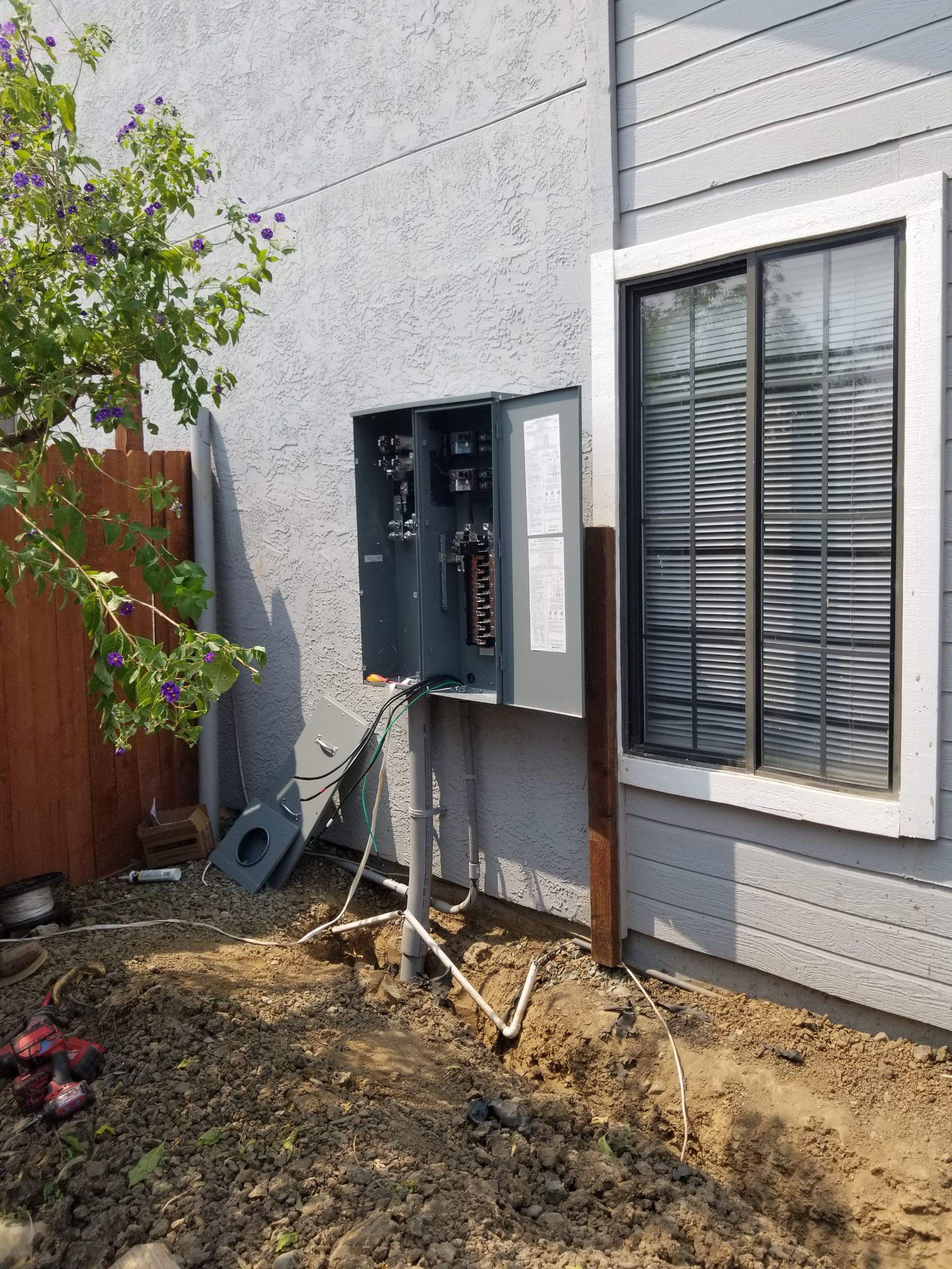 400a panel upgrade by Peach Electric Inc