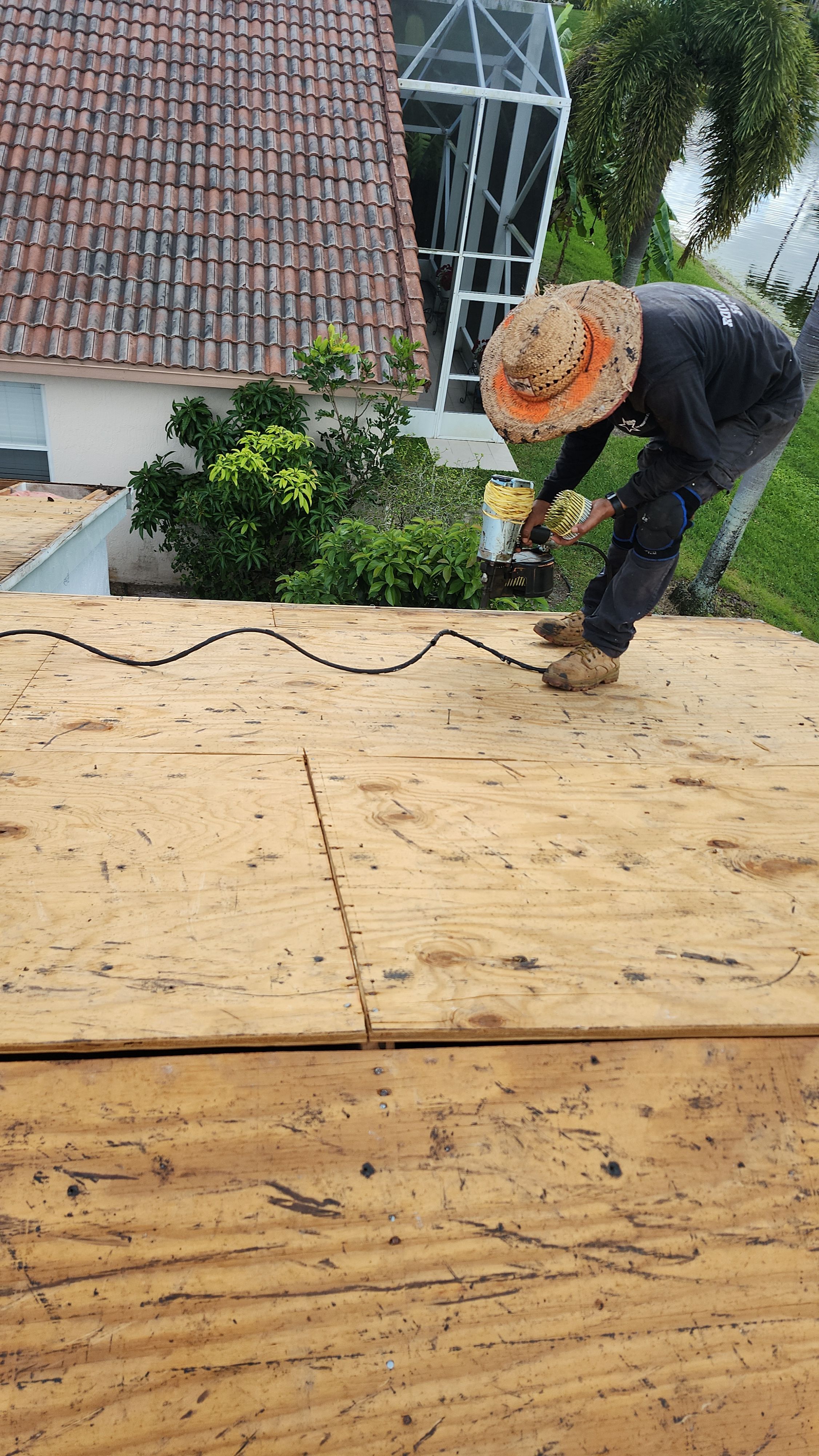 Residential Concrete Tile Roof Replacement and Fascia Repair in Boca Raton by Aastro Roofing