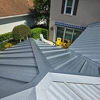 24ga 1.5" Mechanical Seam Mill Finish by Total Roofing System The Metal Roof Experts