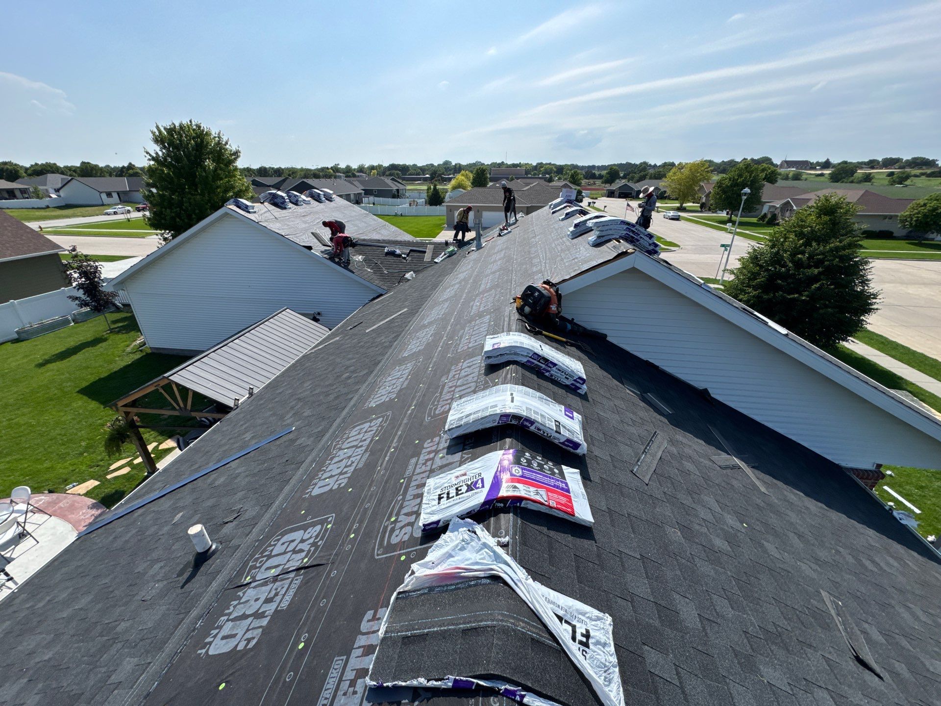 TAMKO Stormfighter Flex Rustic Black Roof in Kearney by Loyal Nine