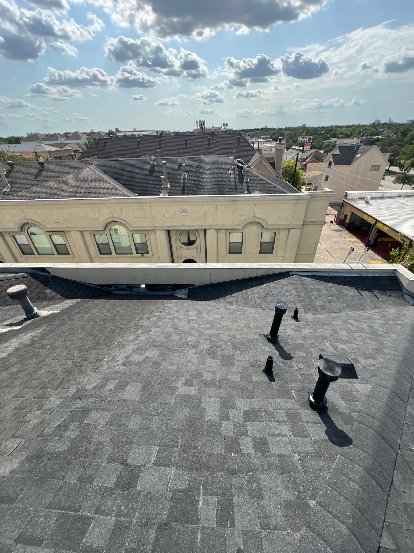 Residential Roofing Installation using Owen's Corning Duration (Lifetime) Shingles by Roof Repair Company