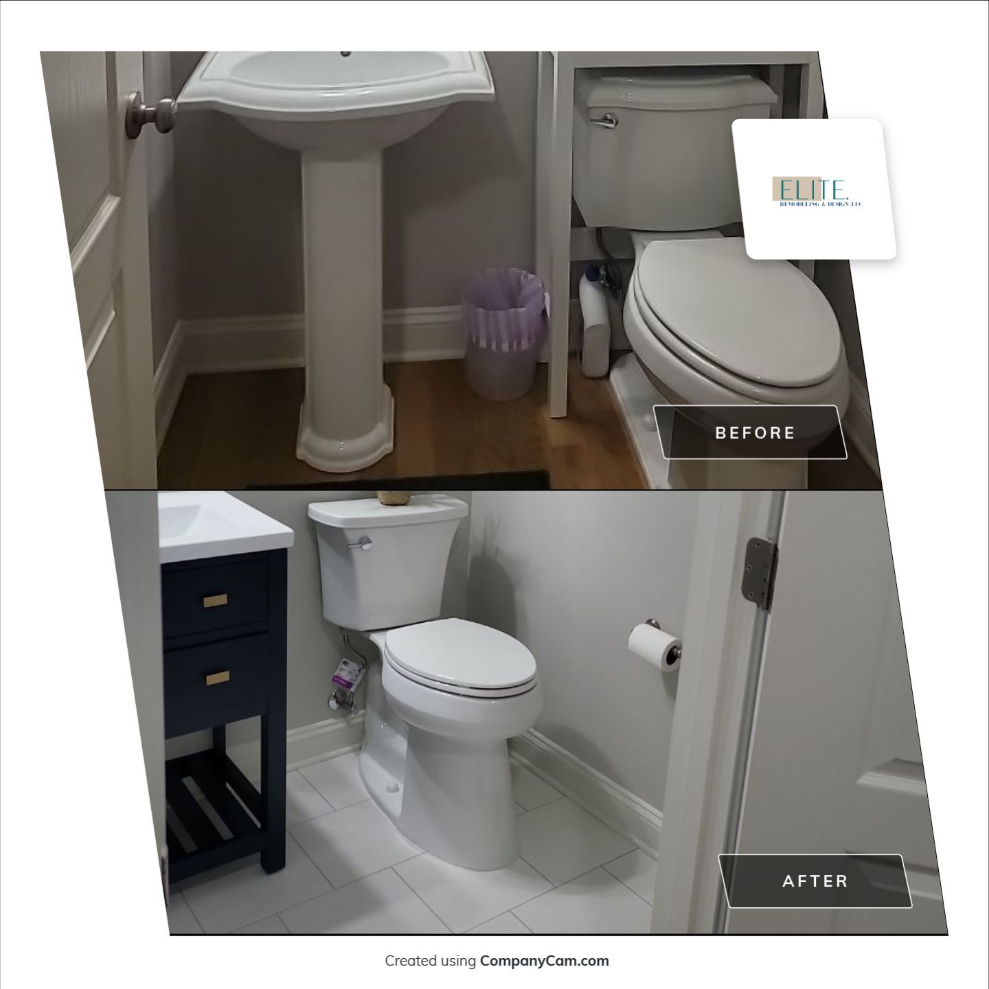 A Pathway to Possibility – Turning a Half Bath into a Full Retreat in Holly Springs by Elite Remodeling and Design LLC