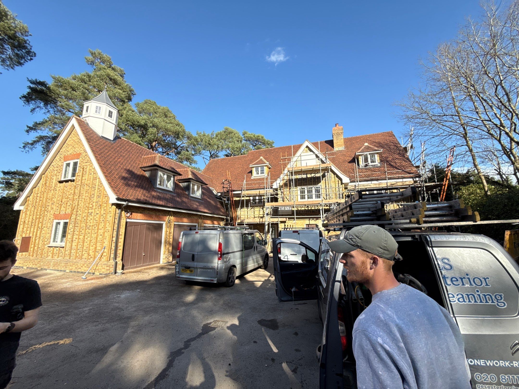 Roof Cleaning and Biocide Treatment using Softwash Equipment by Ges Exterior Cleaning ltd