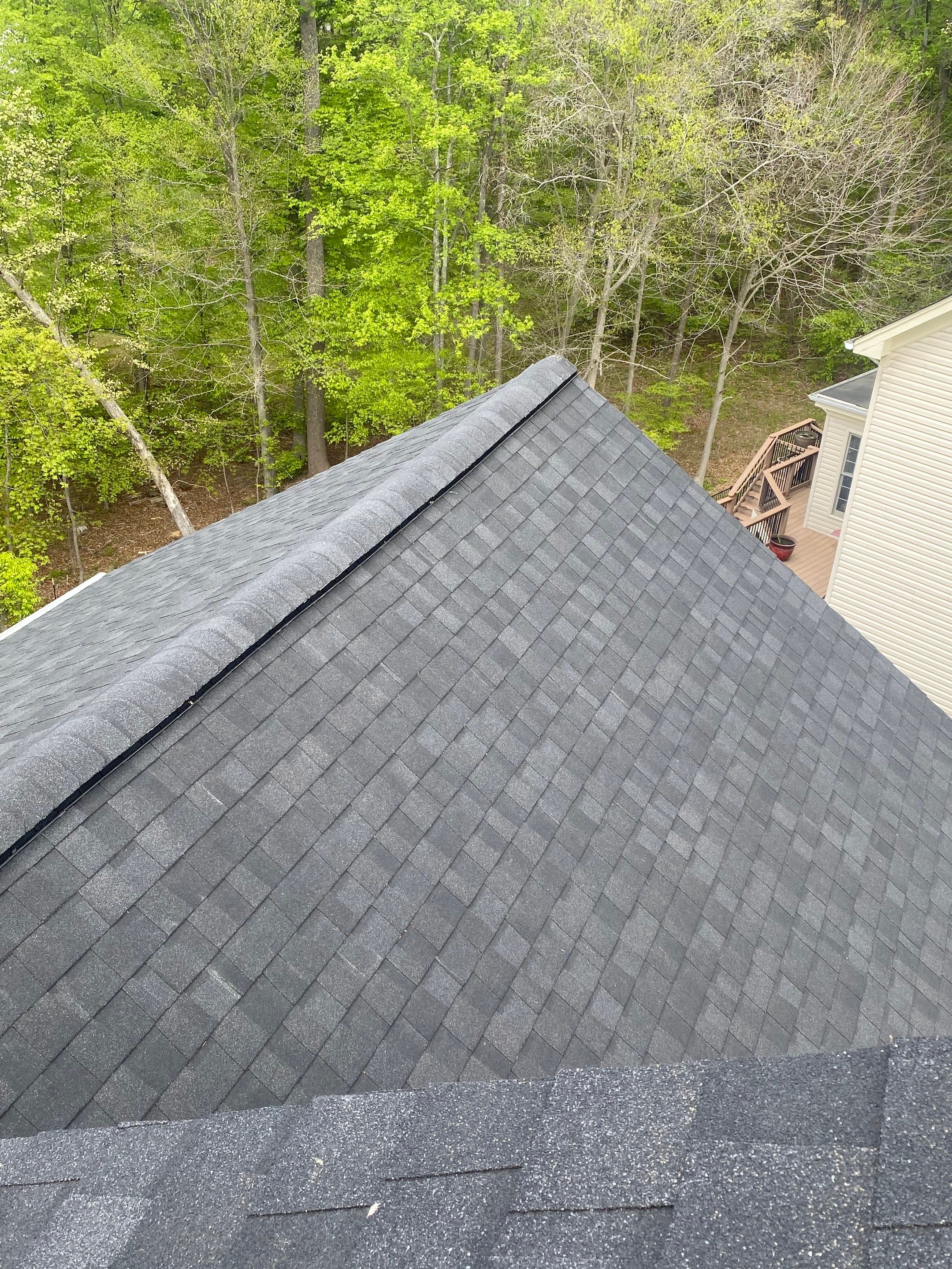 Springfield: CertainTeed Landmark Pro Designer Shingles in Max Def Charcoal Black by RM Banning, Inc.