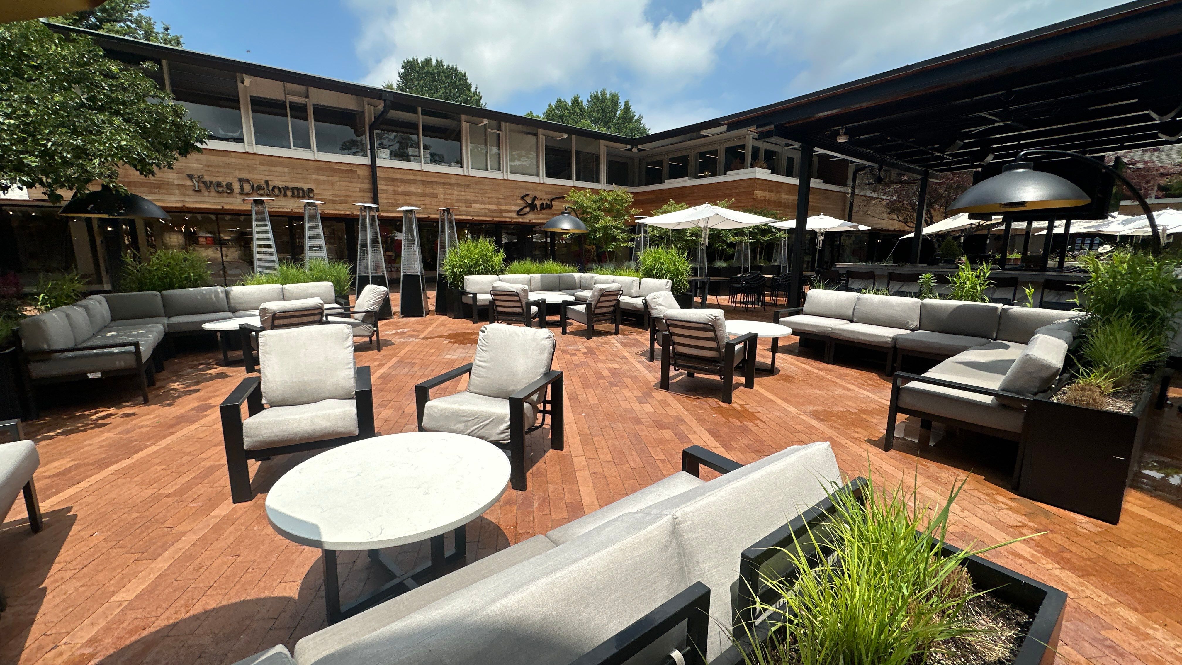 Commercial Brick Courtyard and Patio Pressure Washing in Baltimore by Baltimore Pressure Washers Inc.