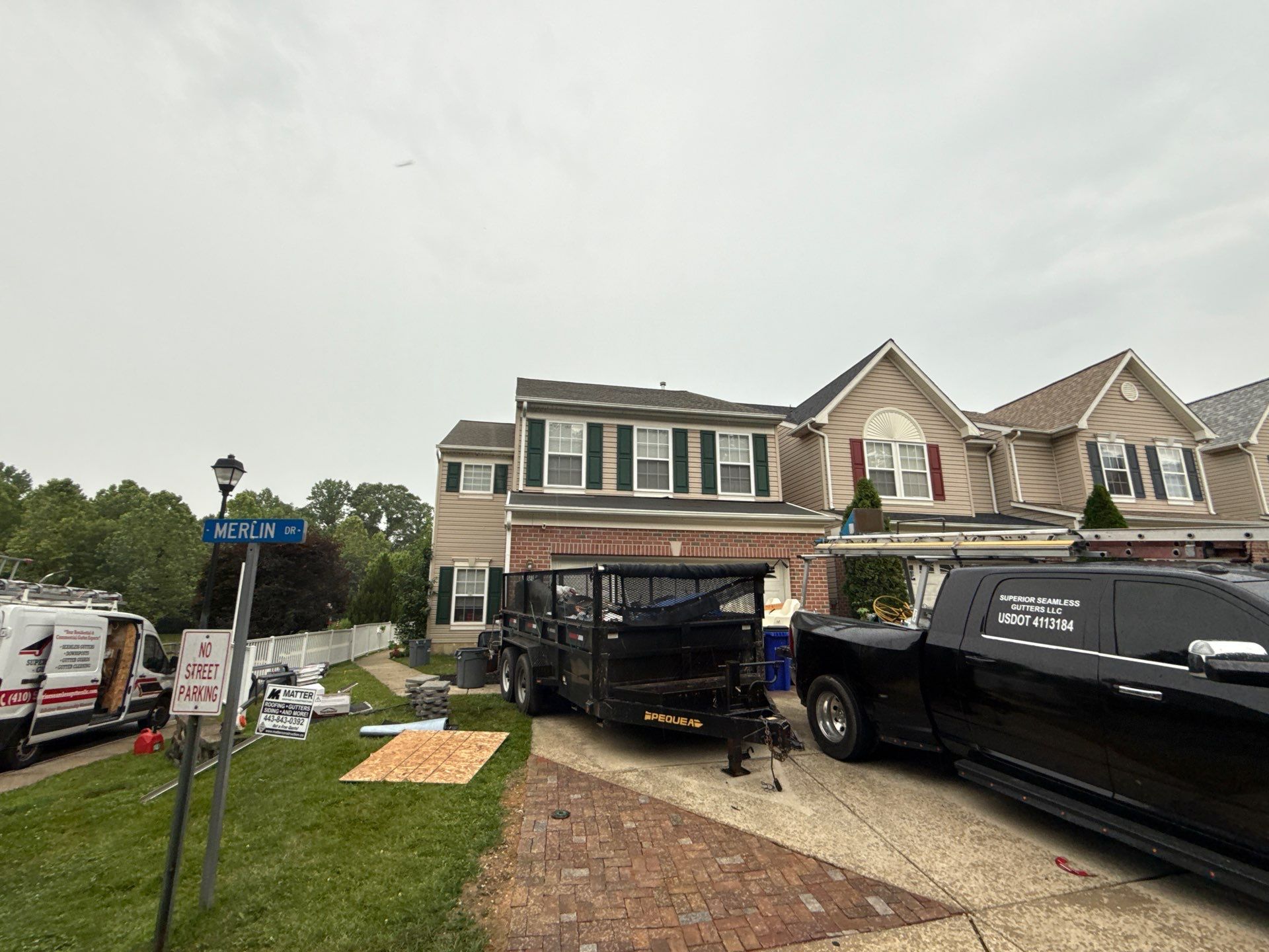 Residential Roofing Installation using GAF Timberline HDZ by Matter Roofing & Construction