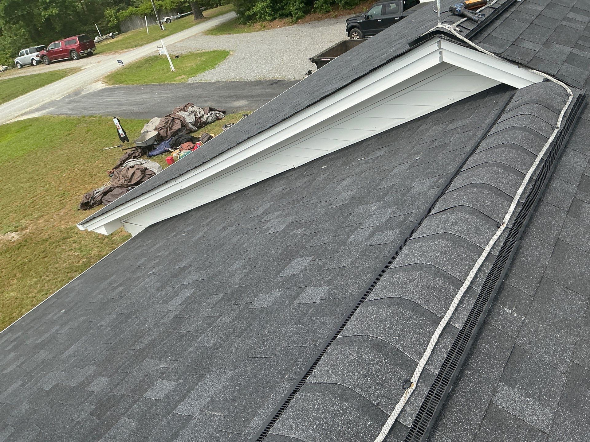 Complete Architectural Shingle Roof Replacement Project in Hudgins by Cade Construction