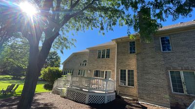 Turtle Shell gutter protection installation in Oswego, IL 60543, photograph 12