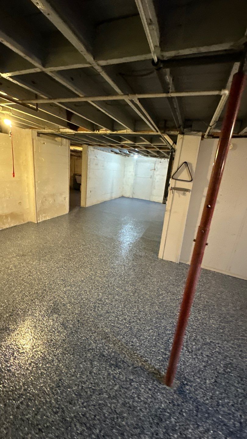 Gravel Basement Project in Leechburg by Floors in a Day, Inc
