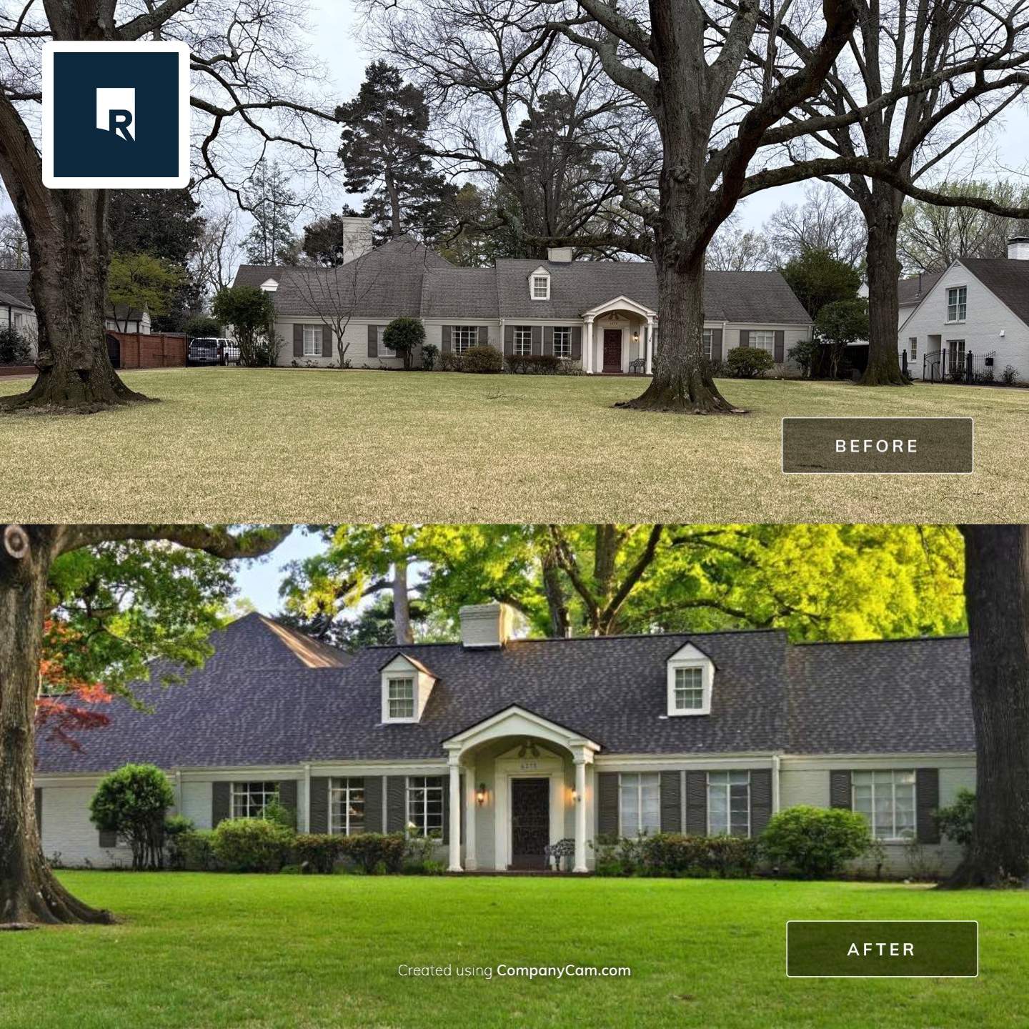 Residential Roof Replacement in East Memphis by Revival Roofing Services