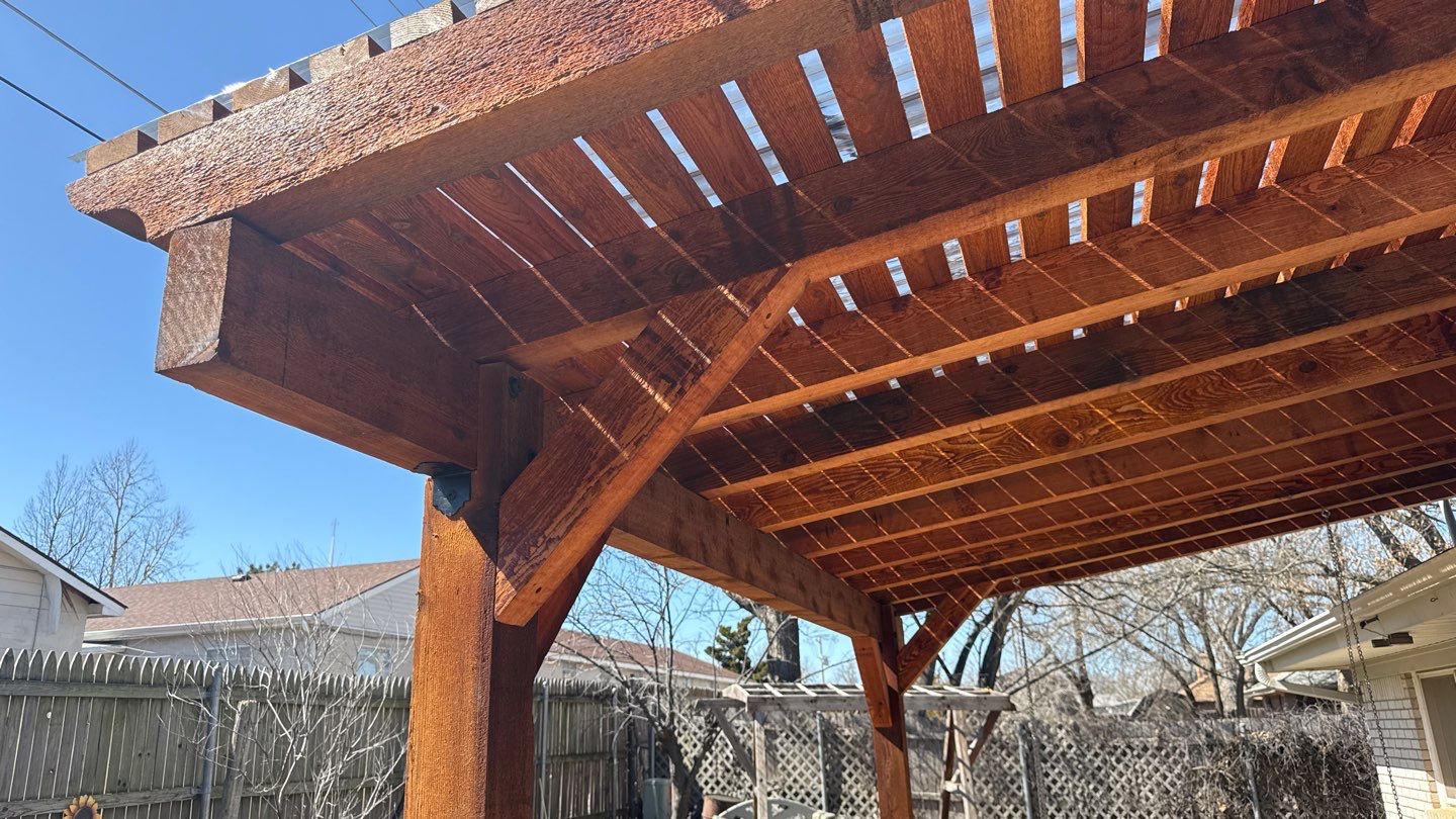 skylight and pergola installation in Oklahoma City by McCann's Roofing and Construction