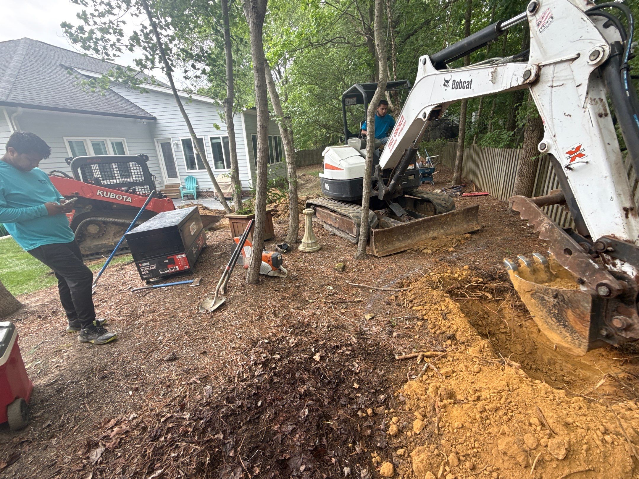 Sod installation and hardscaping in Cary by Martinez Brother’s Nc Landscaping Inc